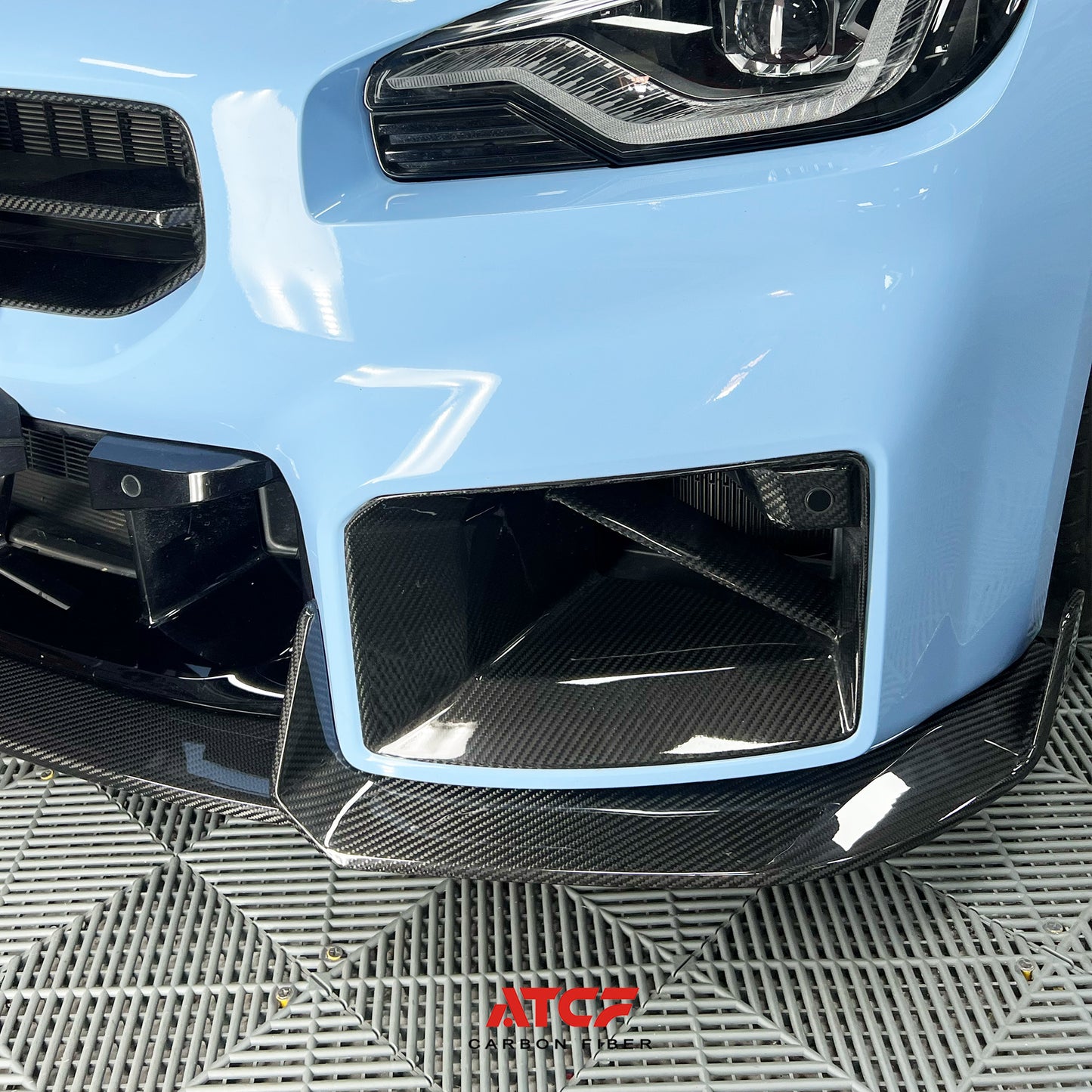 Spoiler anteriore in fibra di carbonio per BMW G87 M2