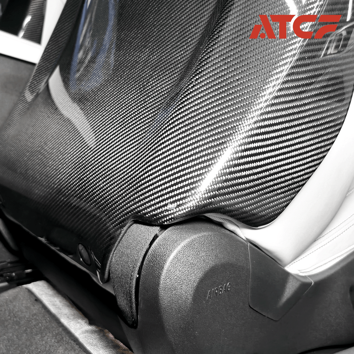 Rivestimento schienale sedile in fibra di carbonio per BMW G80/G81/G82/G83/G87/G42/G22