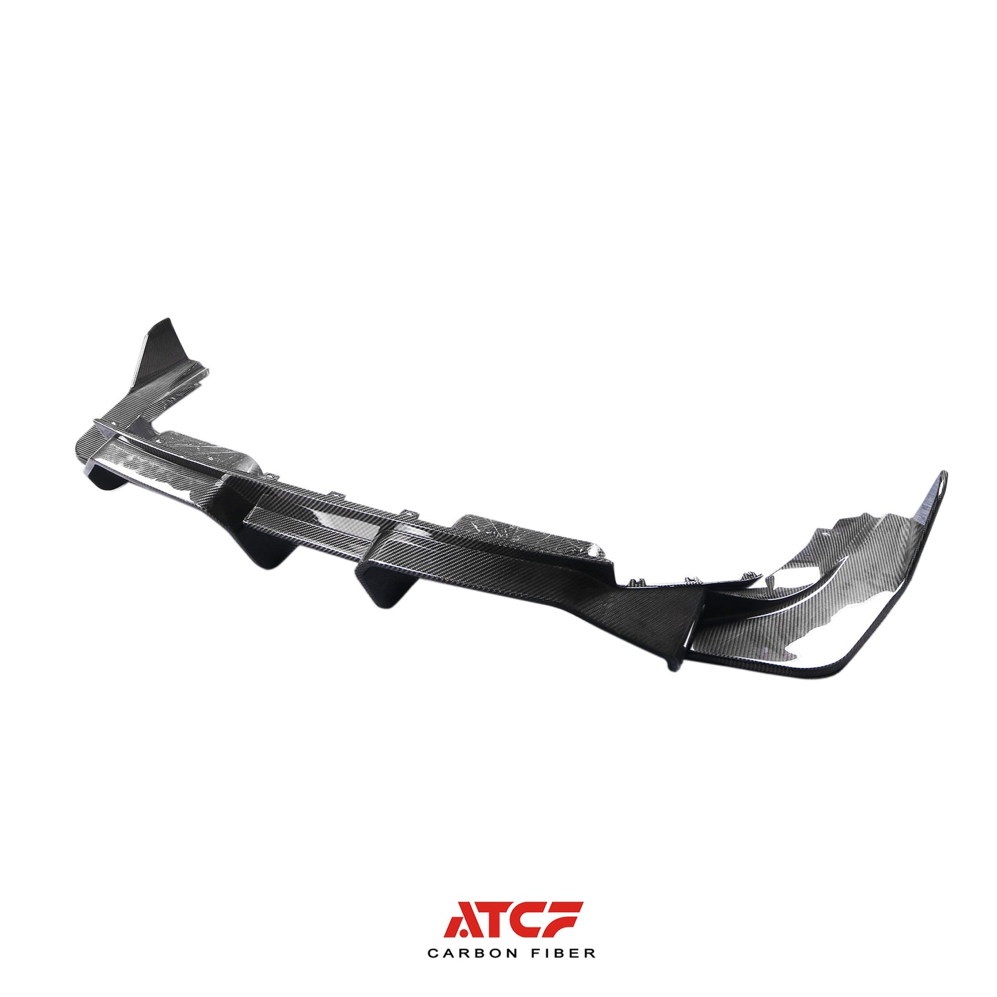 Diffusore AD in fibra di carbonio per BMW G87 M2, 3 pezzi