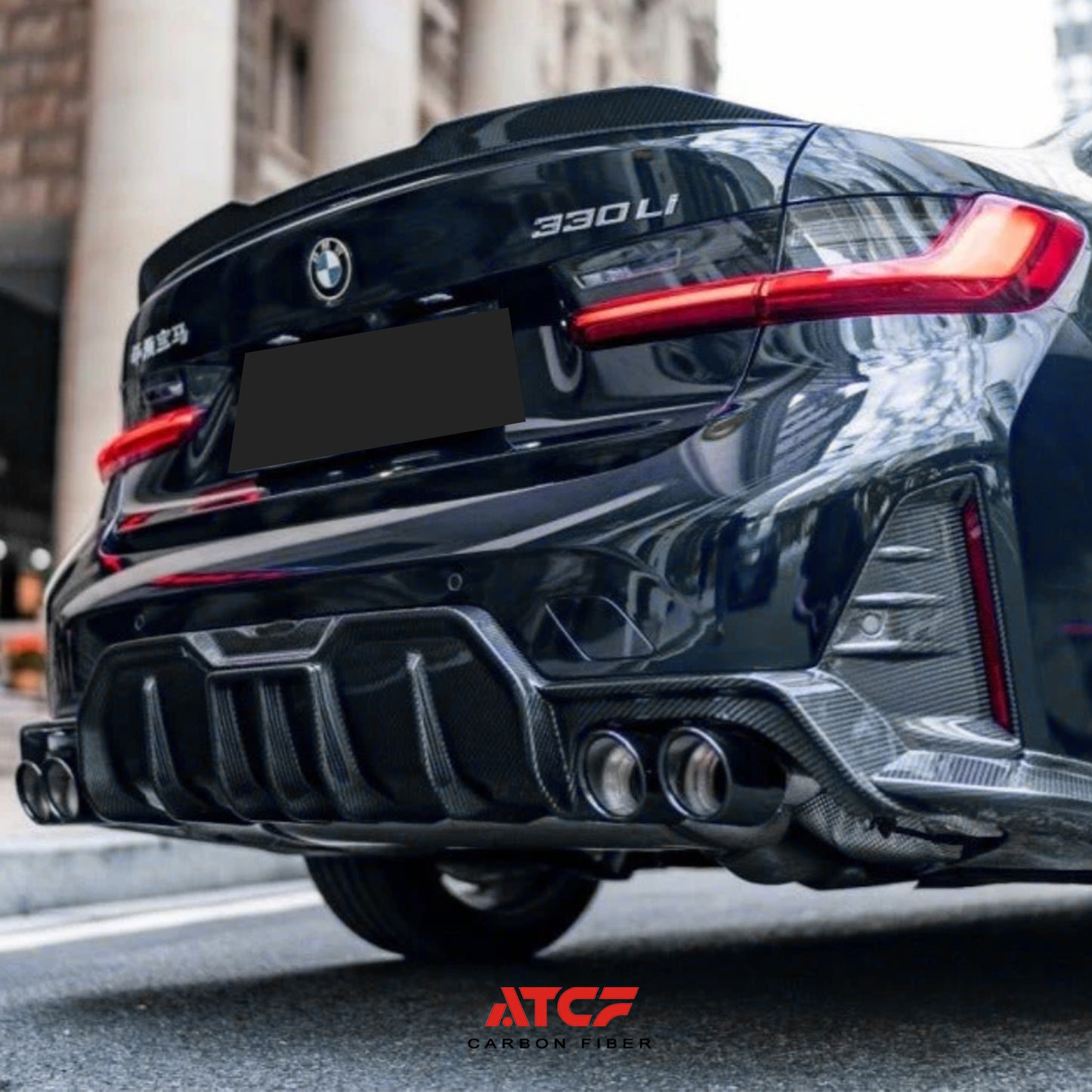 Spoiler posteriore BMW G20 G80 V2 in fibra di carbonio