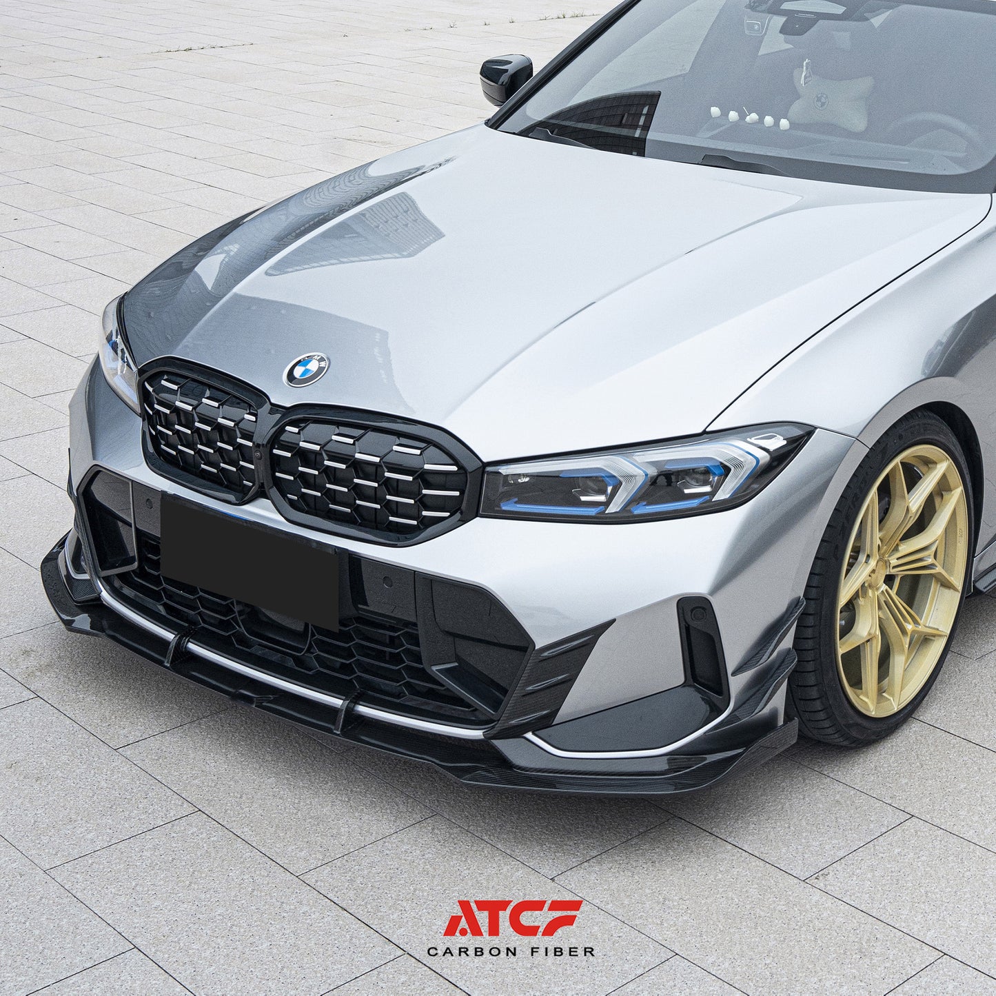 BMW G20 G21 LCI Labbro anteriore V2 in fibra di carbonio