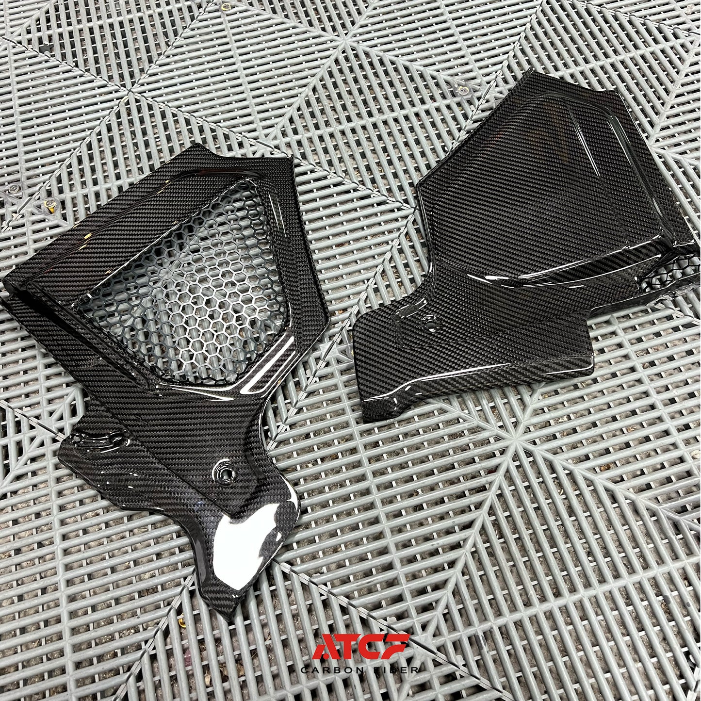 BMW G80/G81/G82/G83/G87 Carbon Fiber Engine Bay Parts engine cover headlamp cover coolant shroud cover ECU cover air intake cover