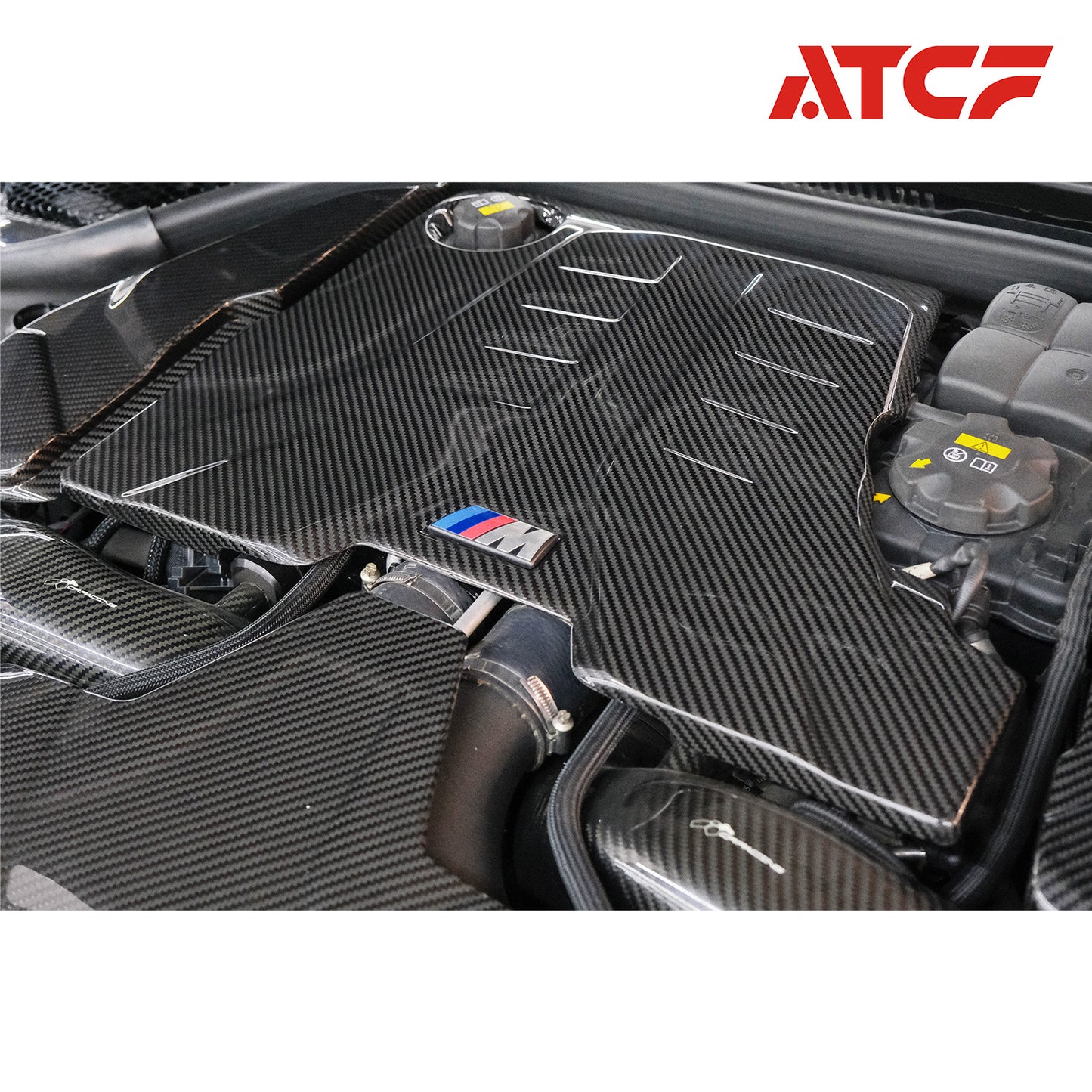 Copertura motore in fibra di carbonio BMW F90 M5