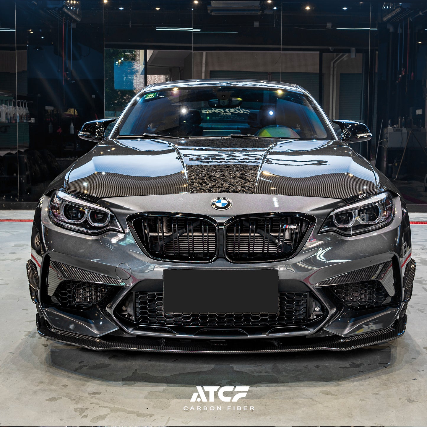 Cofano in fibra di carbonio a secco BMW F87 KB