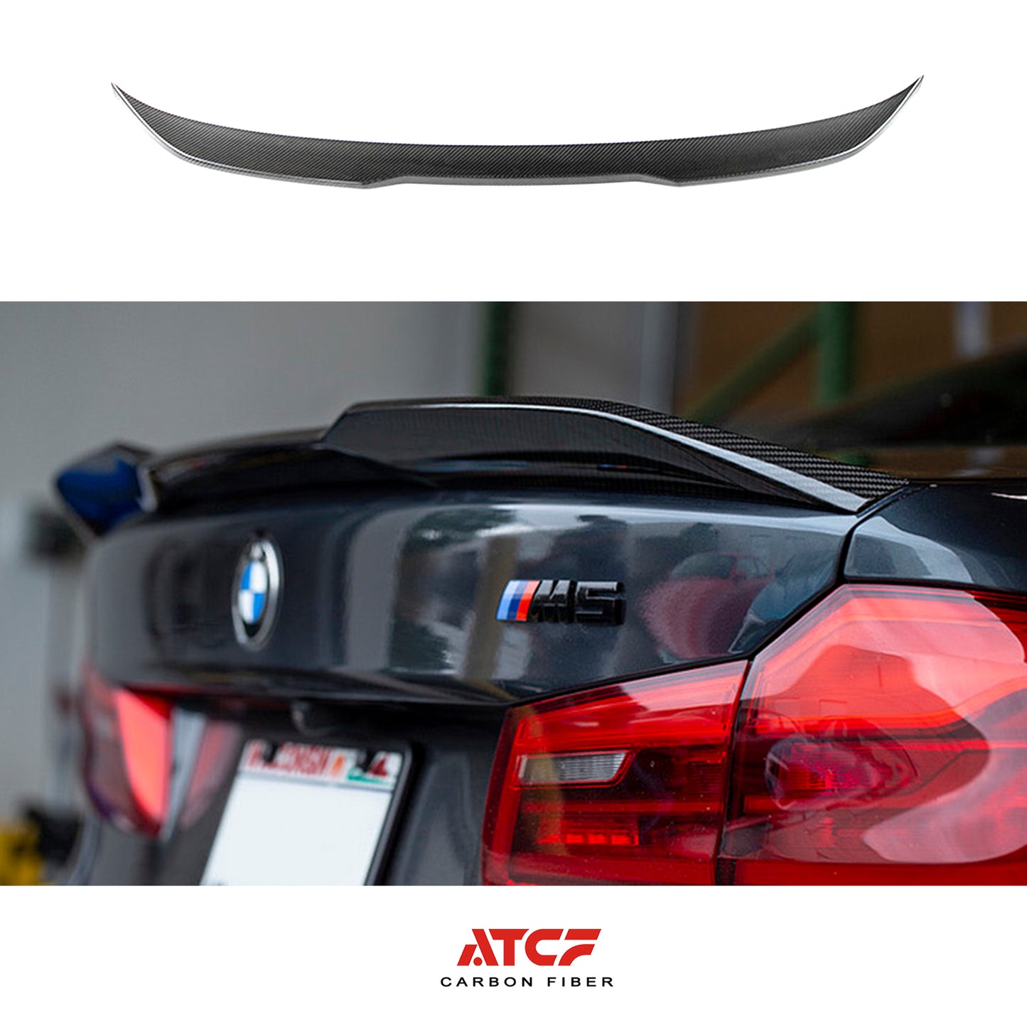 Spoiler in fibra di carbonio Pro per BMW F90 M5 / G30 G38 / nuova serie 5