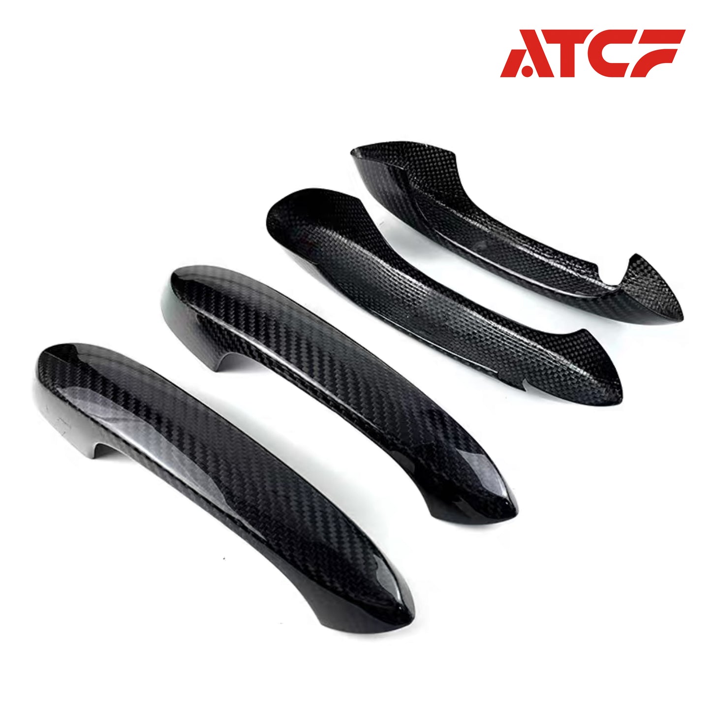 Copertura della maniglia della portiera in fibra di carbonio per BMW F90/G30
