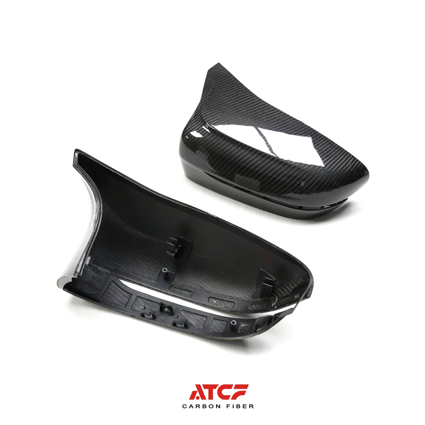Calotte degli specchietti retrovisori in fibra di carbonio per BMW M5 F90 M8 con guida a sinistra