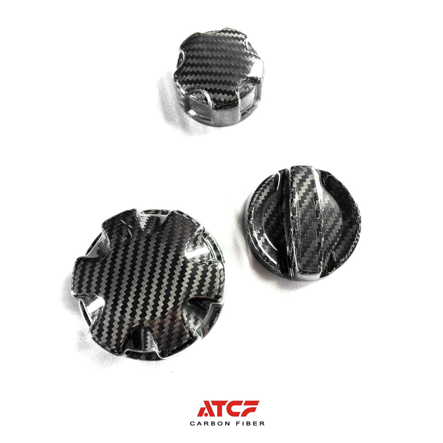 BMW G80 G82 G87 X3M X4M Set di tappi per vano motore in fibra di carbonio