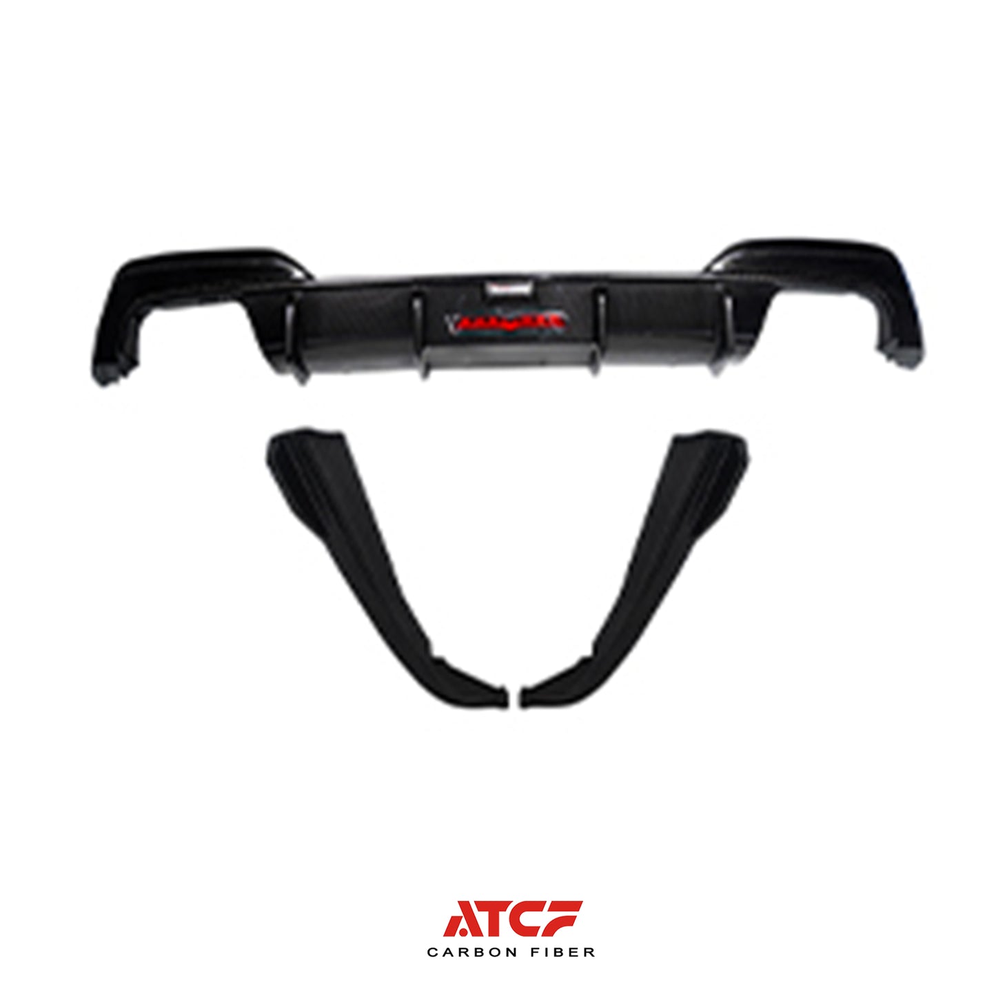 Diffusore e splitter posteriori in fibra di carbonio per BMW G20 Pre LCI Serie 3 330i M340i