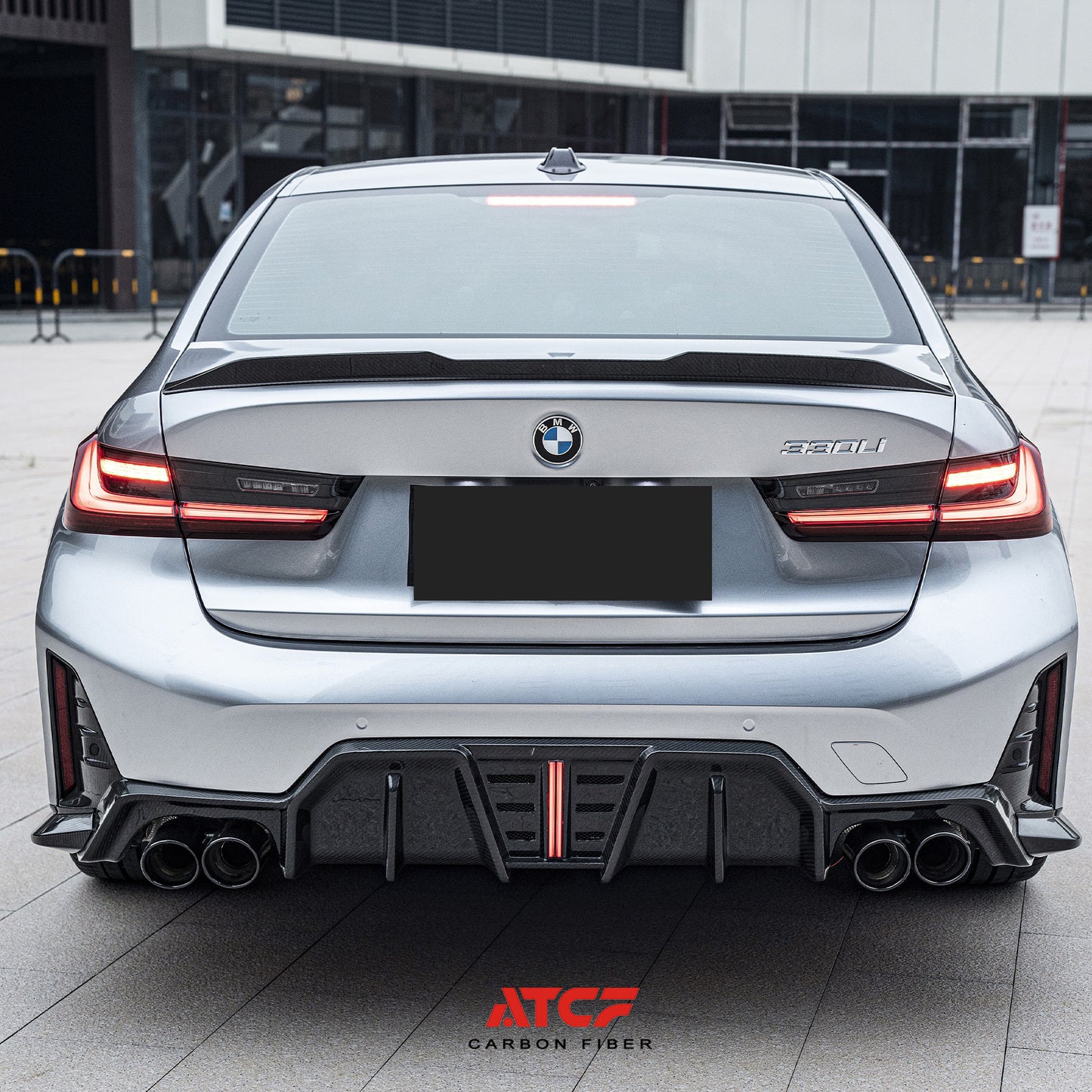 Spoiler posteriore BMW G20 G80 V2 in fibra di carbonio