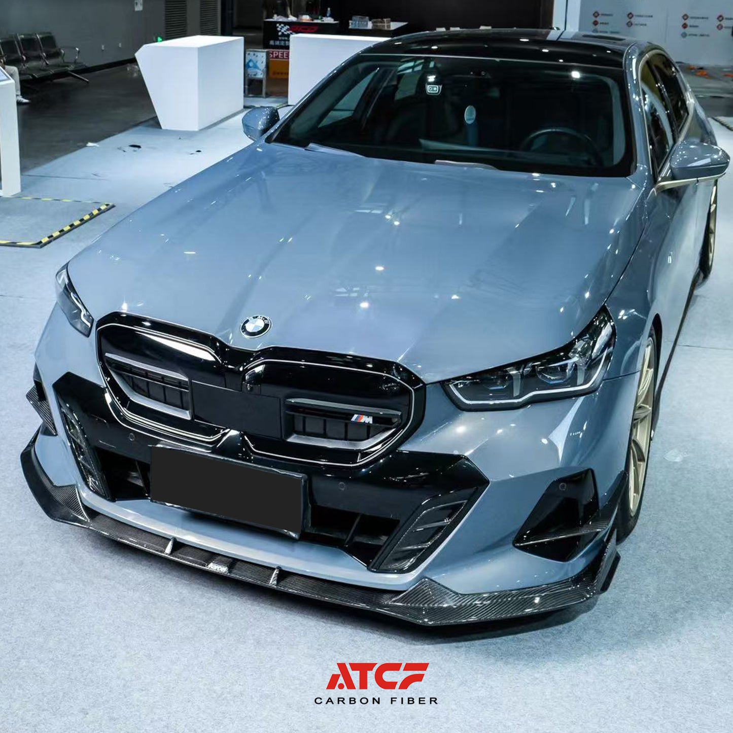 Spoiler anteriore in fibra di carbonio ST per BMW Serie 5 G68