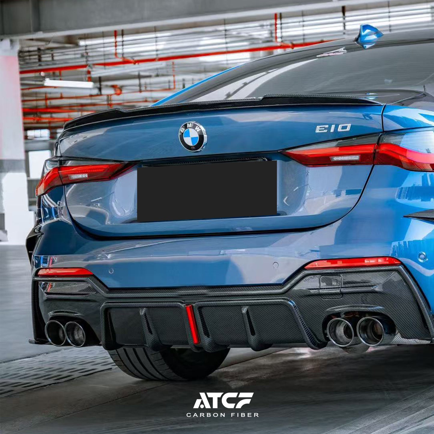 Spoiler in fibra di carbonio K1 per BMW Serie 4 G22 G23