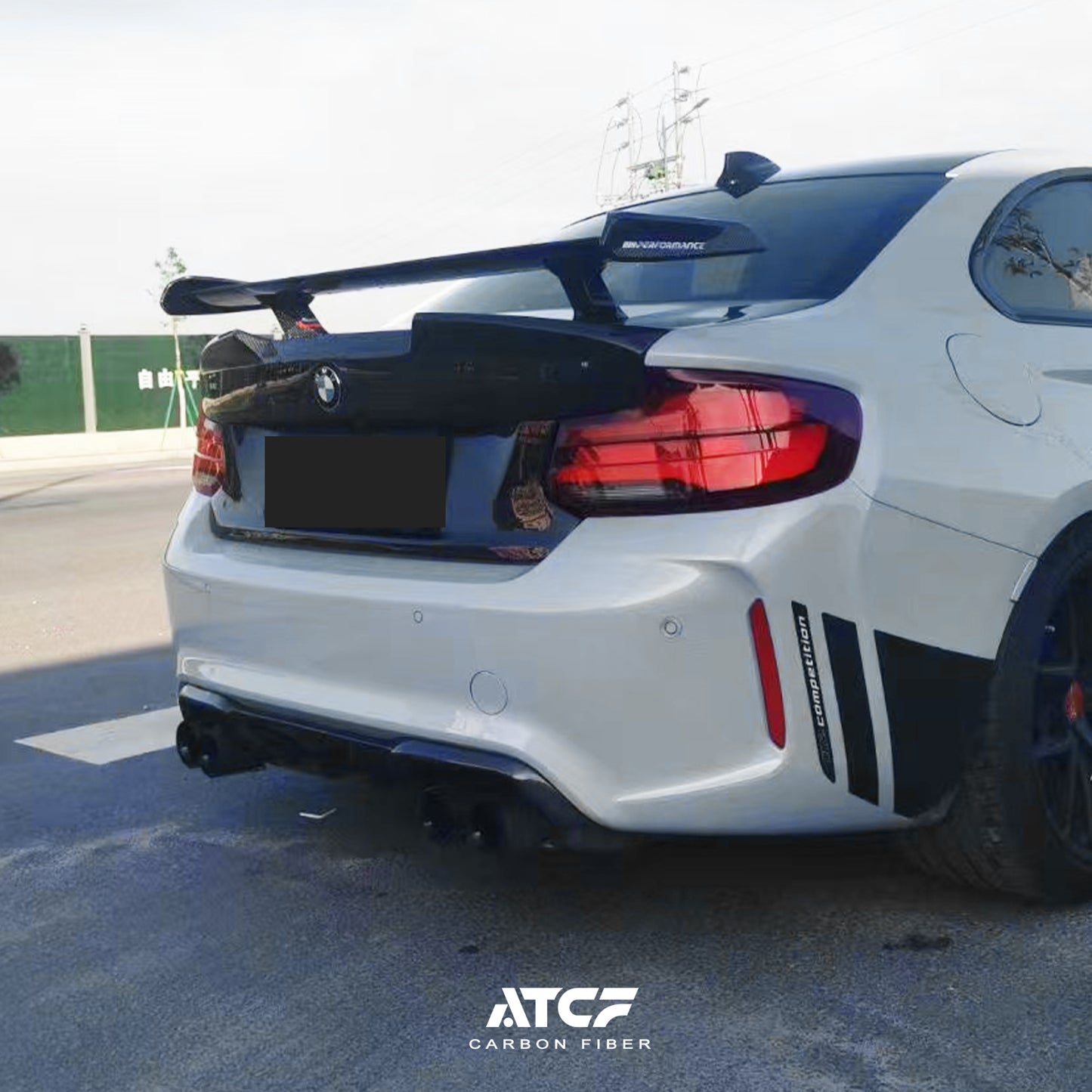 Baule MP in fibra di carbonio per BMW F87