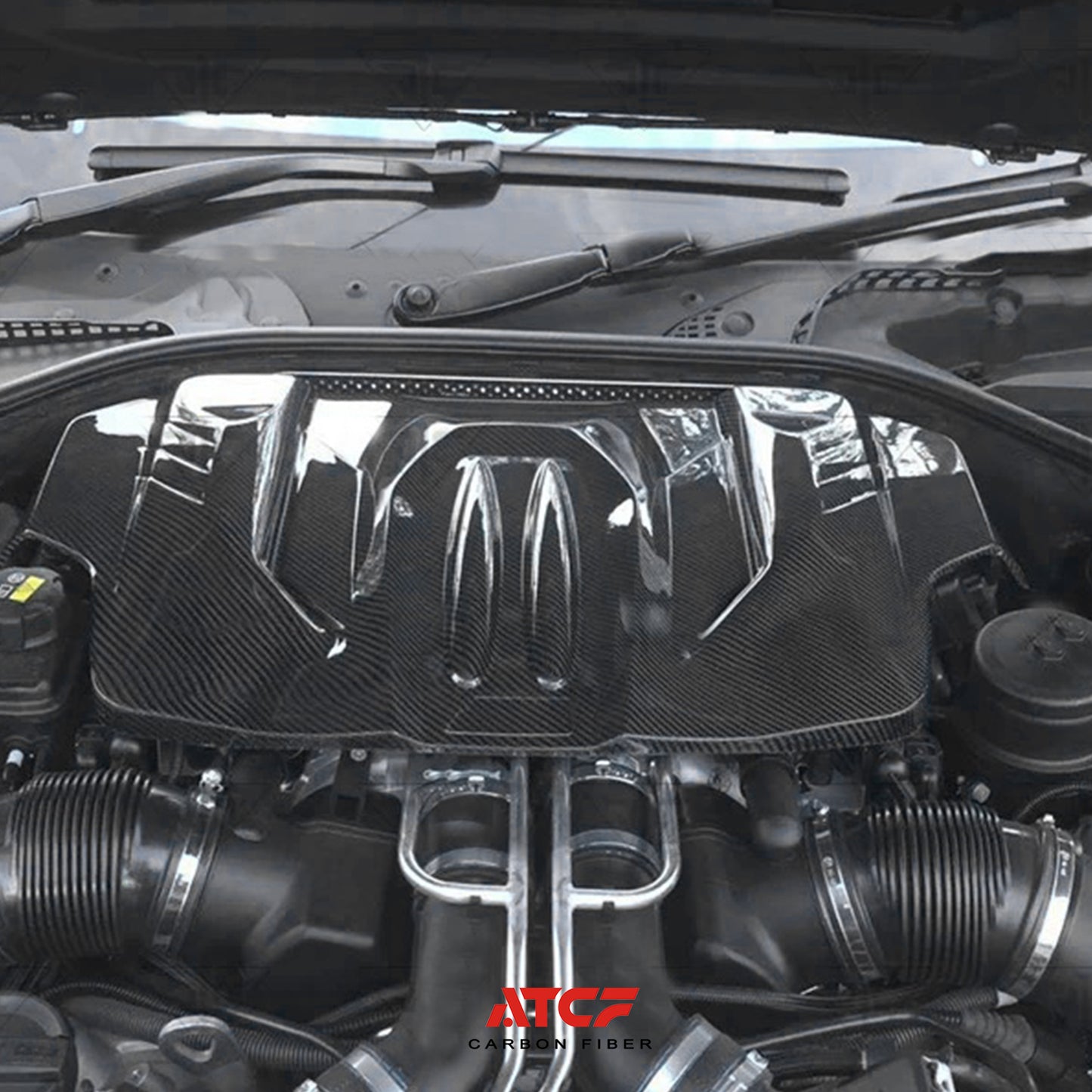 Copertura motore in fibra di carbonio BMW B58 G20 G22 G26 G01 G02 G05