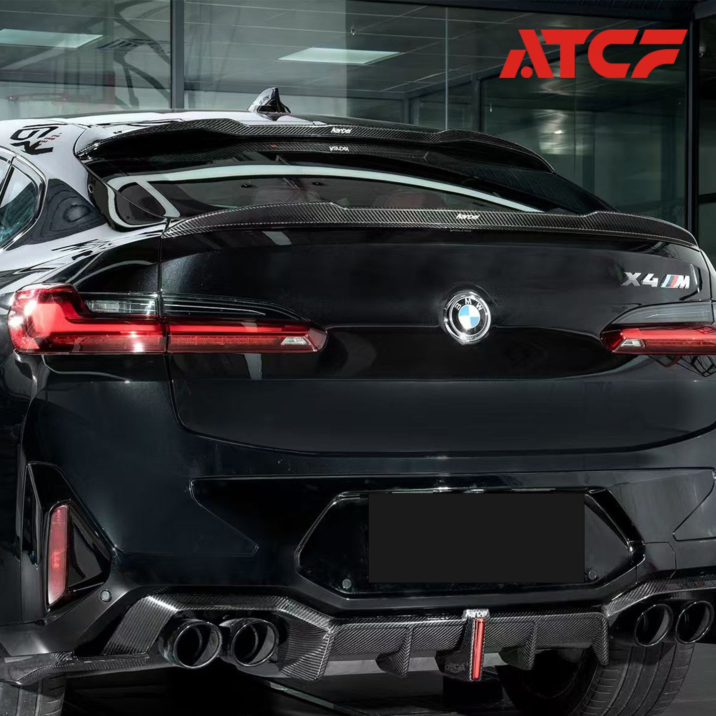 BMW F98 X4M LCI Carbon Fiber Spoiler