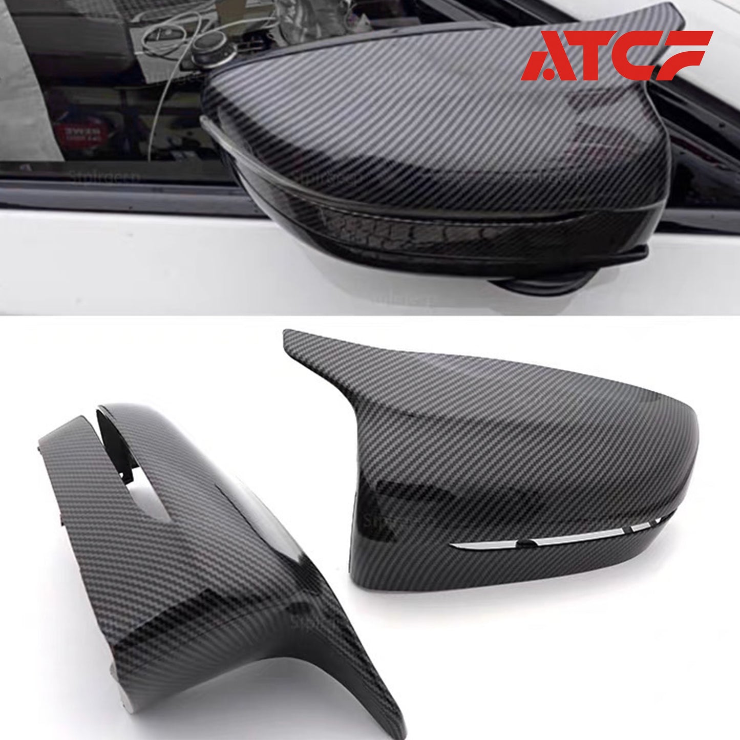 Calotte degli specchietti in fibra di carbonio per BMW G30