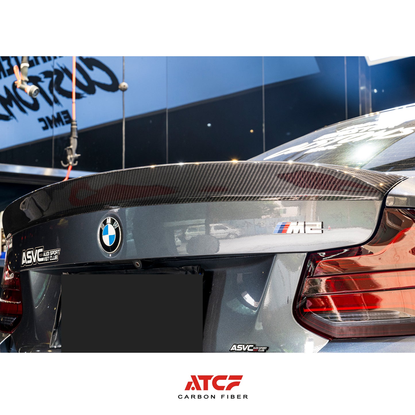 Spoiler KB in fibra di carbonio a secco per BMW F87