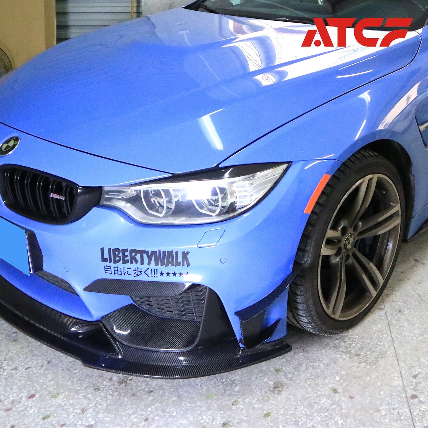 Canard anteriori MAD in fibra di carbonio per BMW F80 F82 F83