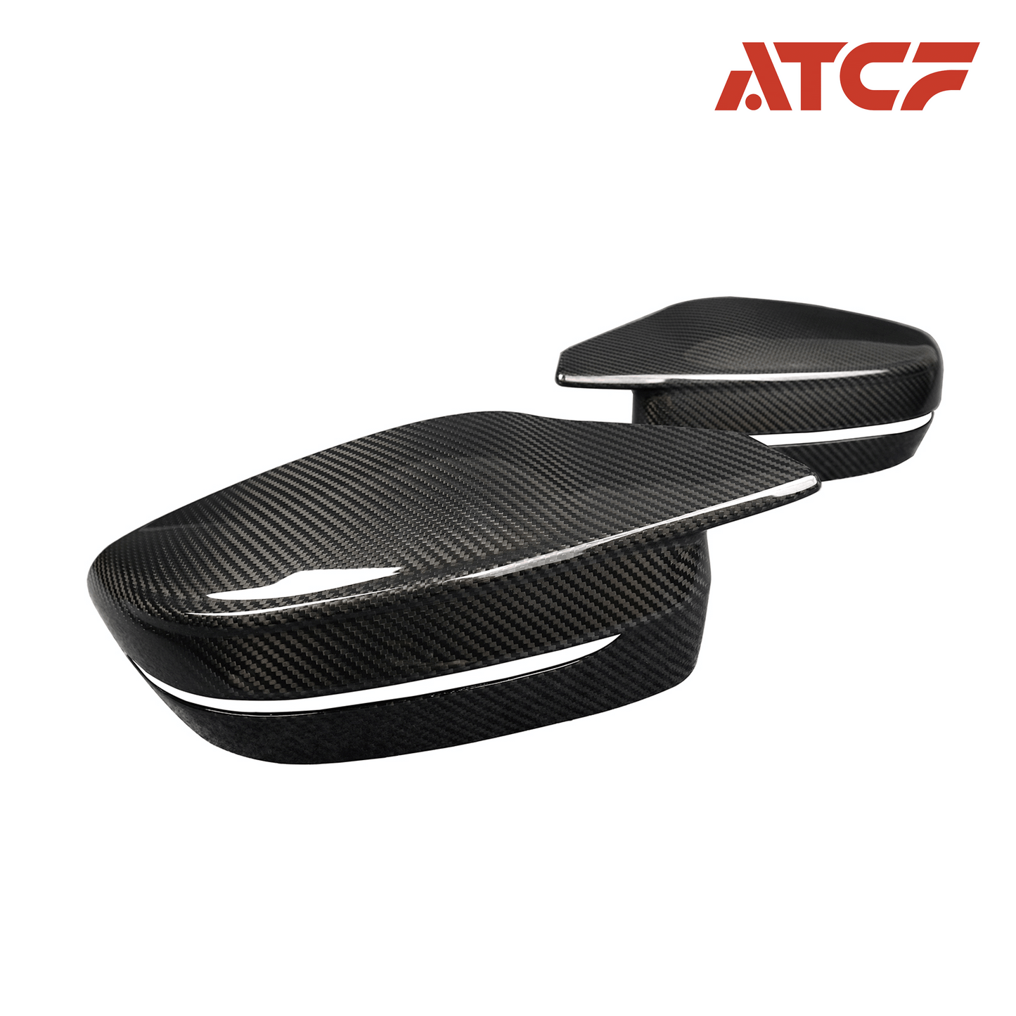 Calotte specchietti BMW G80/G81/G82/G83/G87 in fibra di carbonio a secco