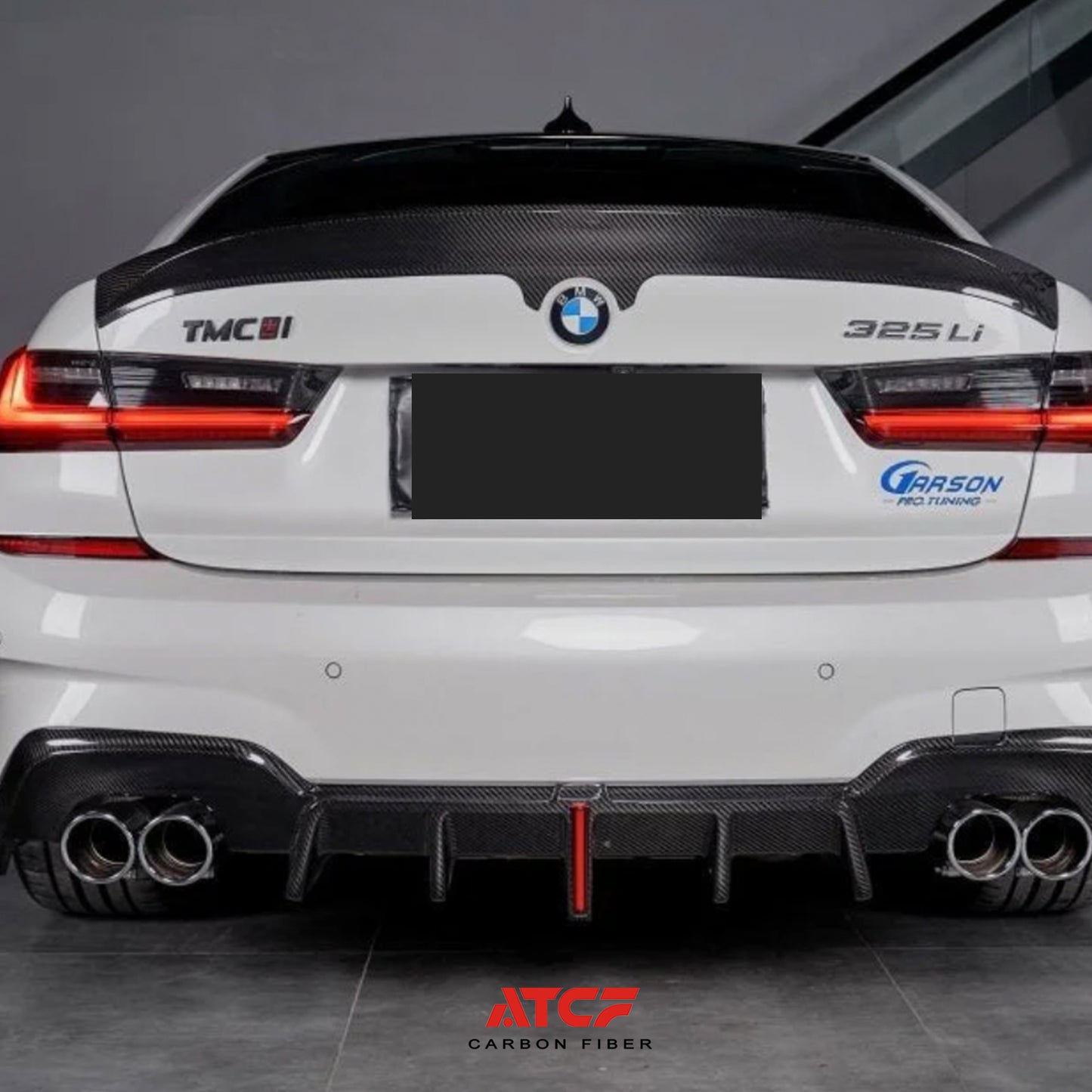 Spoiler posteriore BMW G20 G80 V1 in fibra di carbonio
