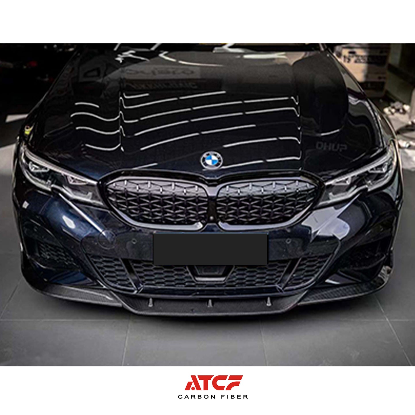 BMW G20 Pre LCI Front Lip V1 Carbon Fiber 3 Series 330i M340i