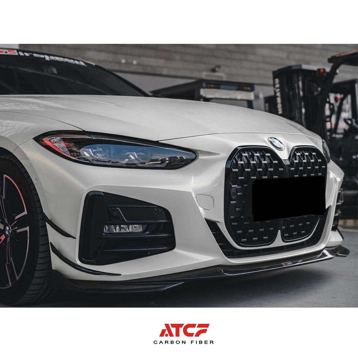 Labbro anteriore in fibra di carbonio per BMW G22 G23