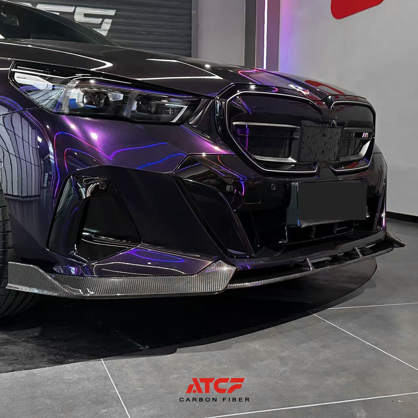 Spoiler anteriore in fibra di carbonio MT per BMW Serie 5 G68