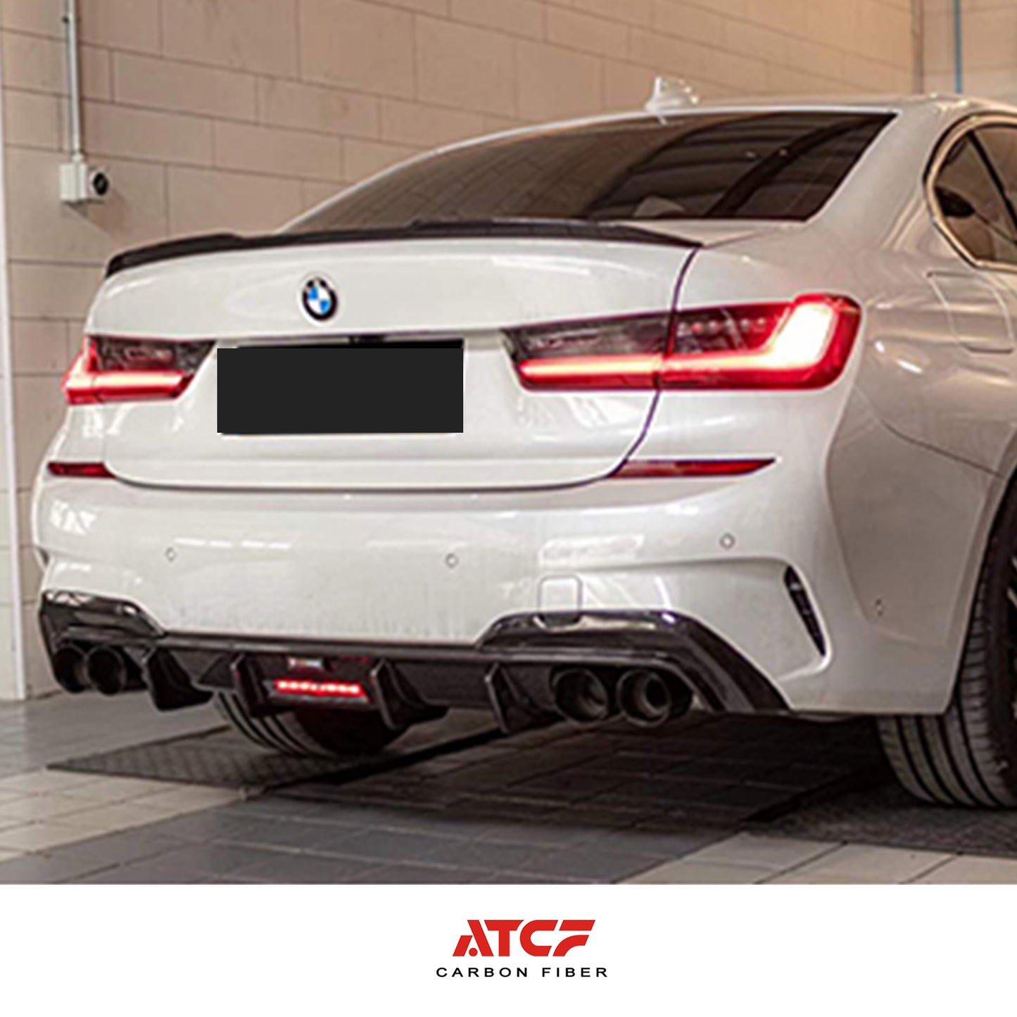 Diffusore BMW G20 Pre LCI in fibra di carbonio Serie 3 330i M340i