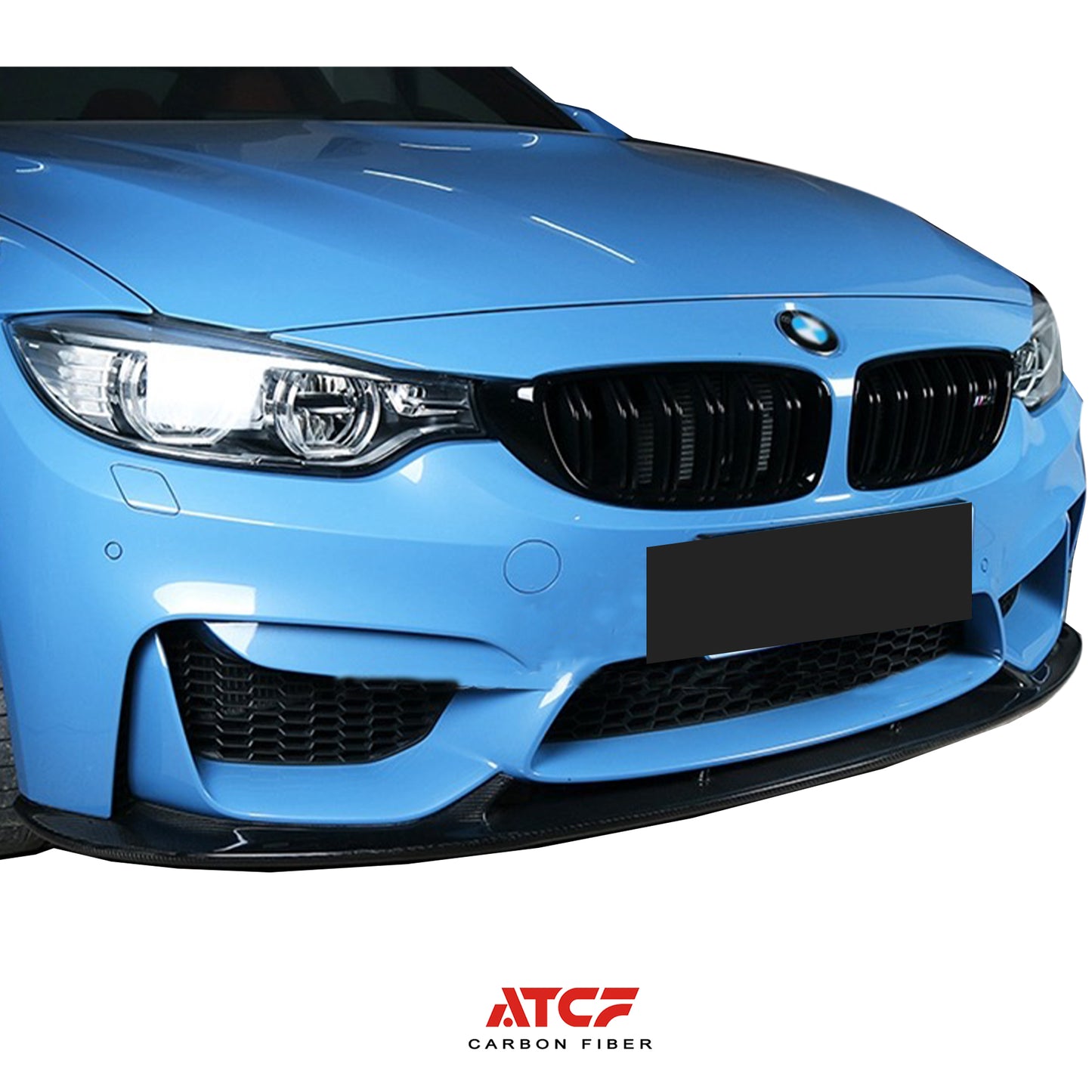 Spoiler anteriore 3D in fibra di carbonio per BMW F80/F81/F82/F83