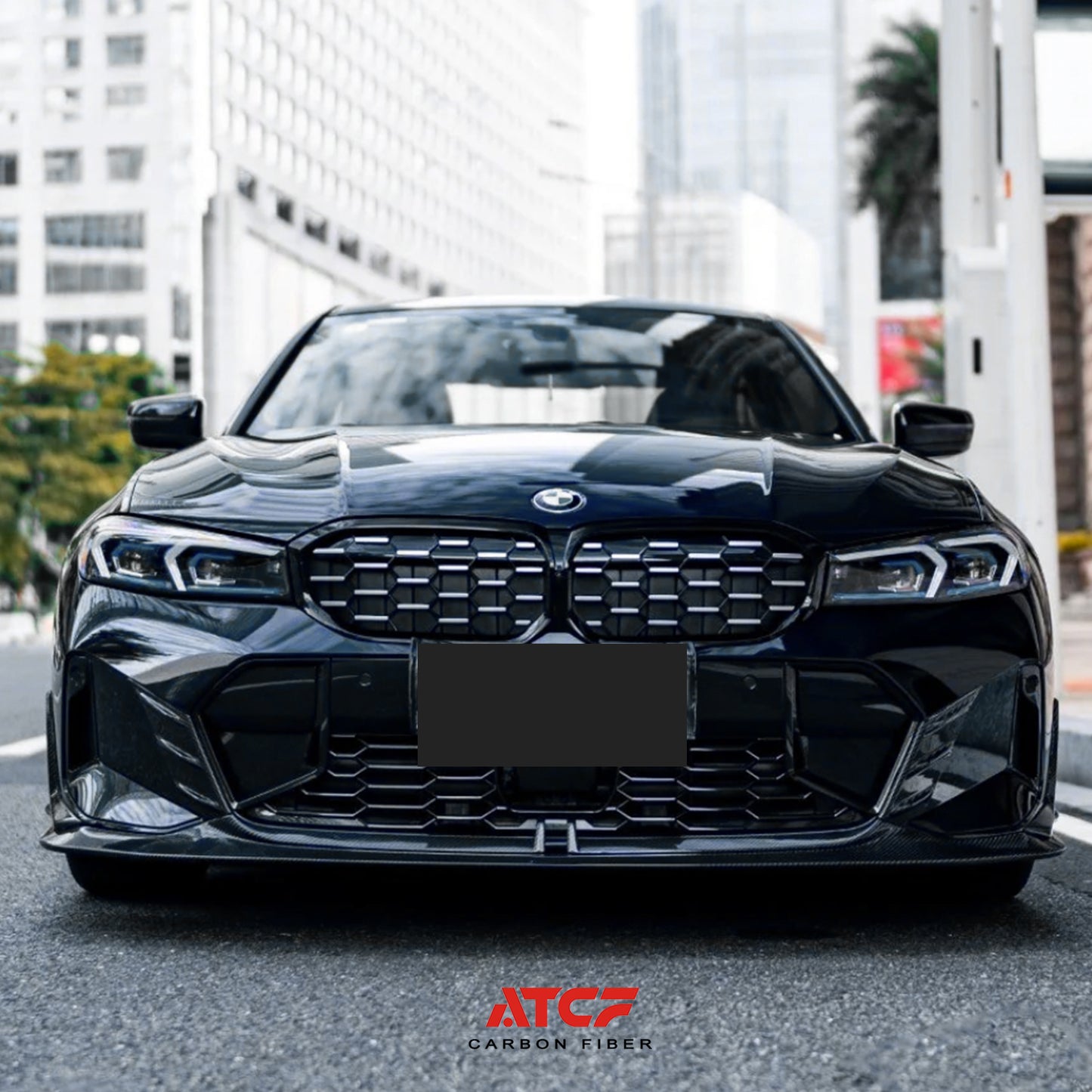 BMW G20 G21 LCI Labbro anteriore V1 in fibra di carbonio