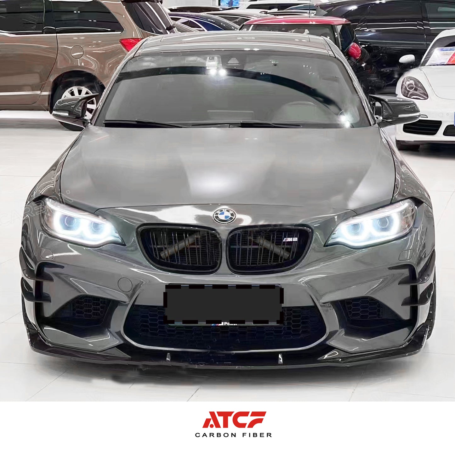 Labbro anteriore in fibra di carbonio BMW F87