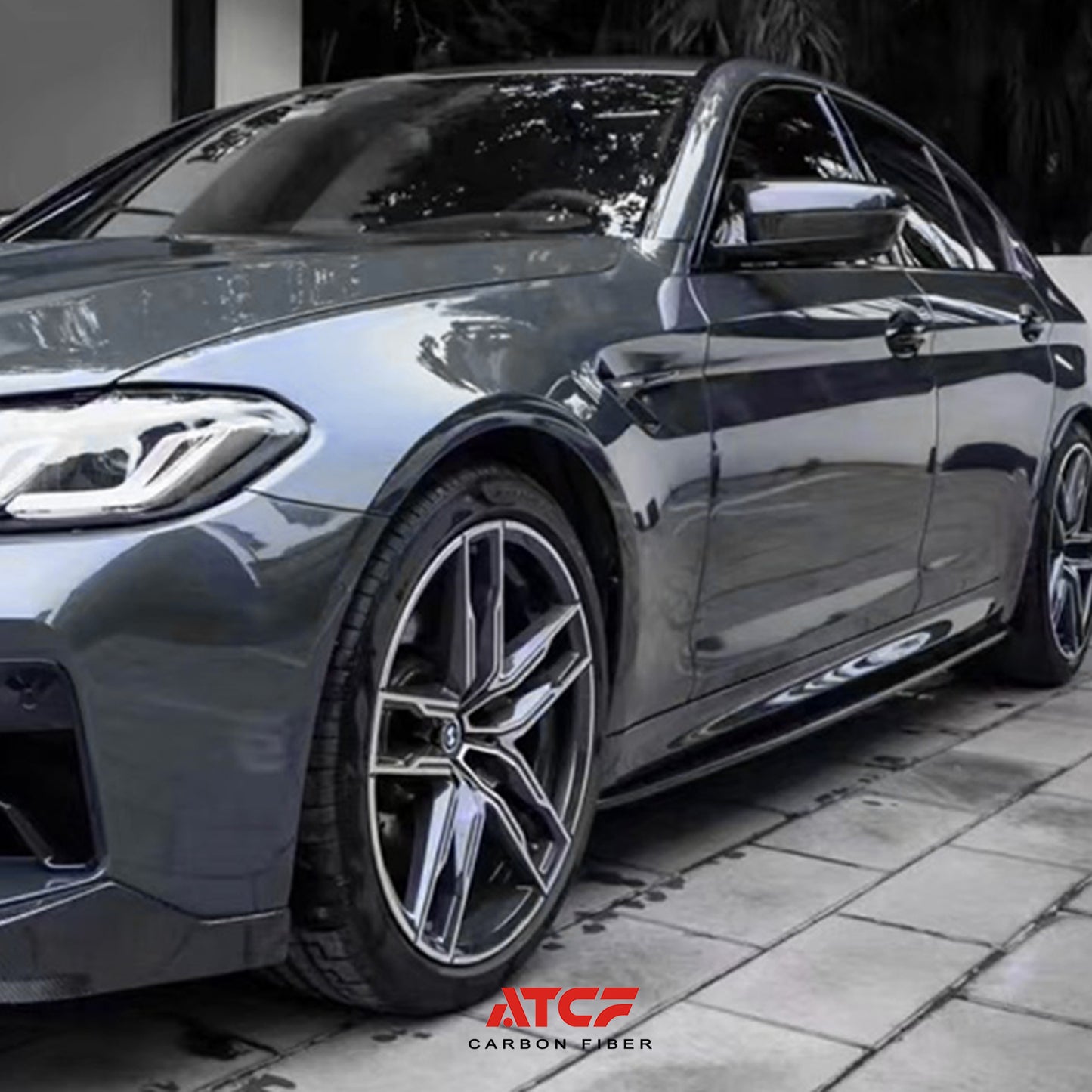 Minigonne laterali in fibra di carbonio MP per BMW F90 M5