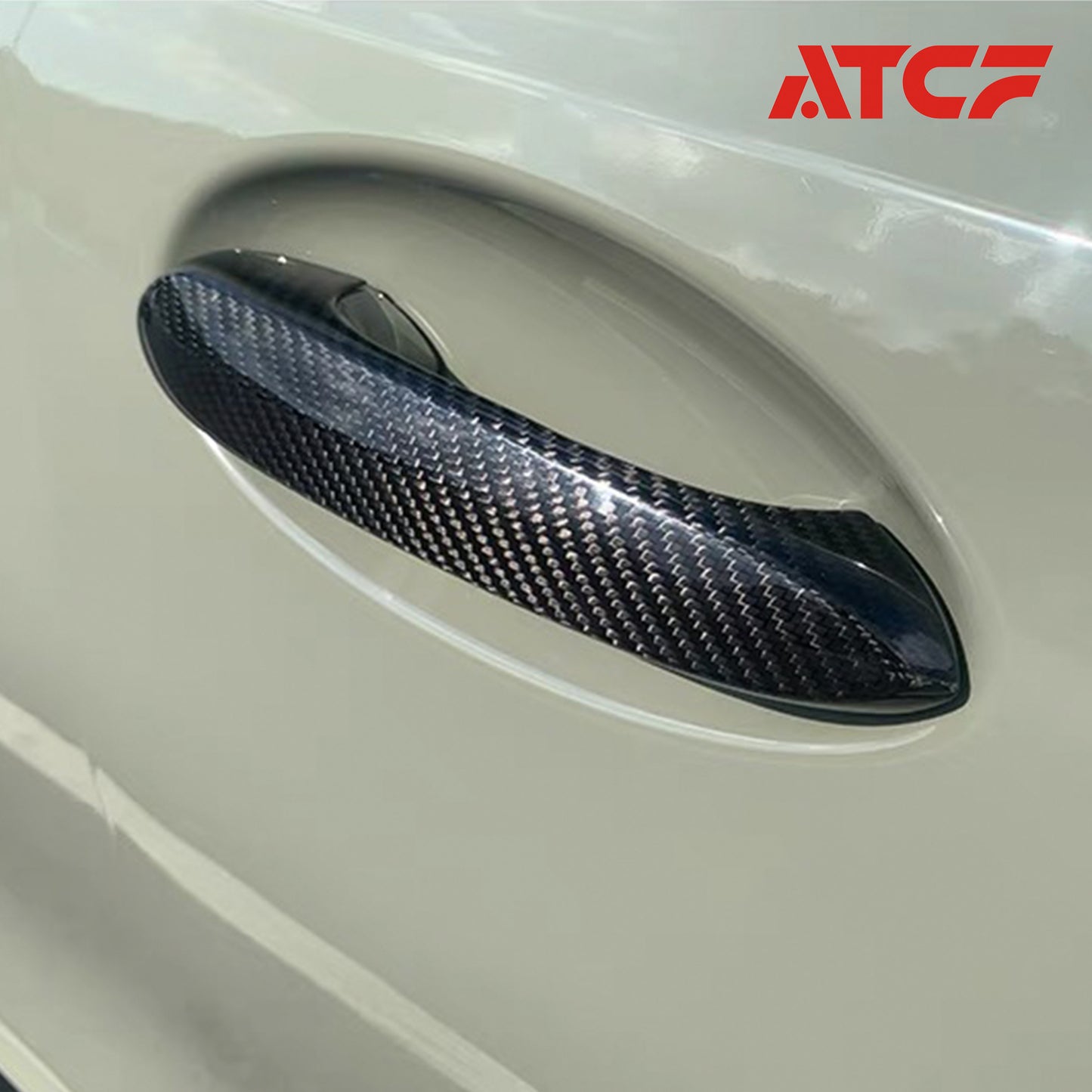 Copertura della maniglia della portiera in fibra di carbonio per BMW F90/G30