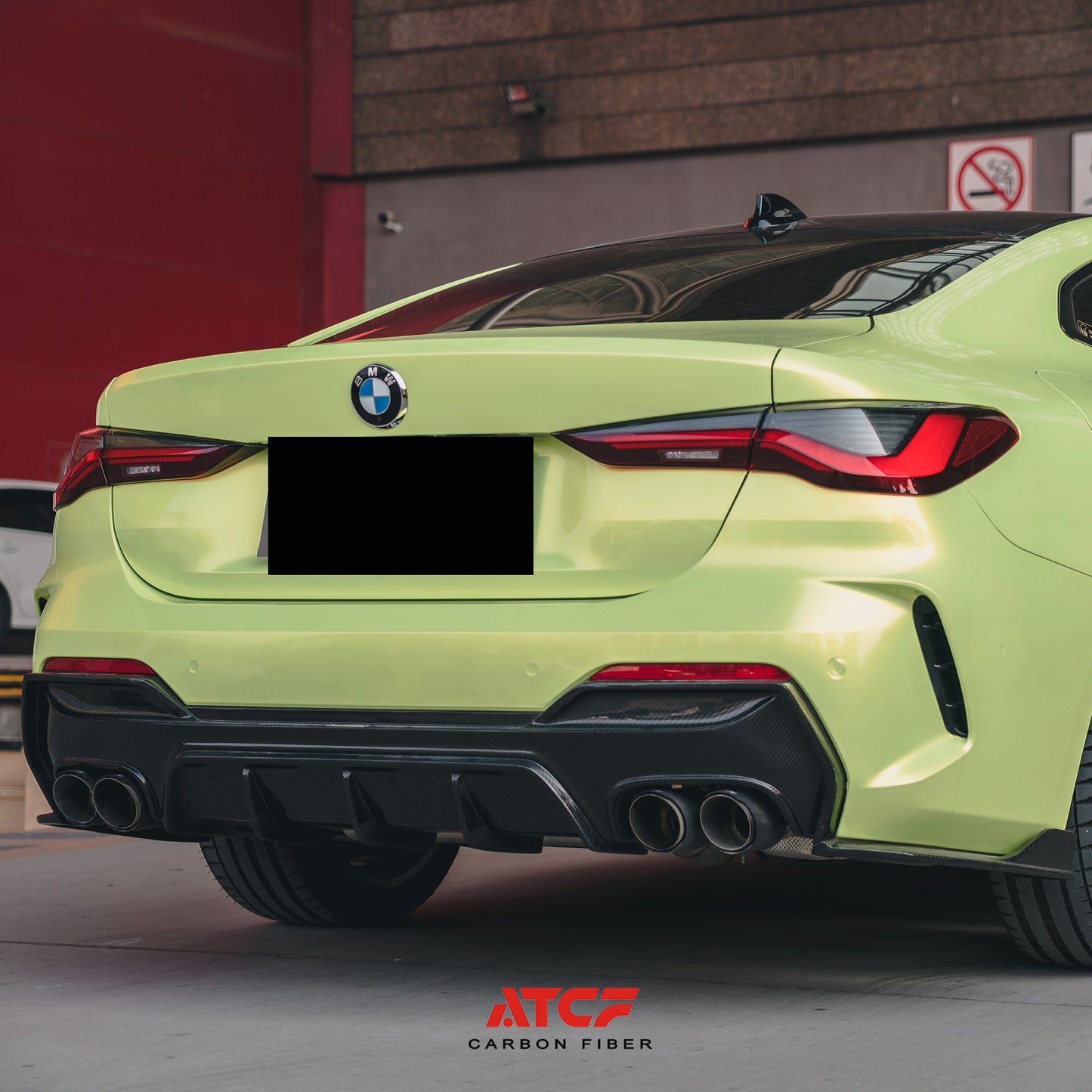 Diffusore in fibra di carbonio per BMW G22 G23