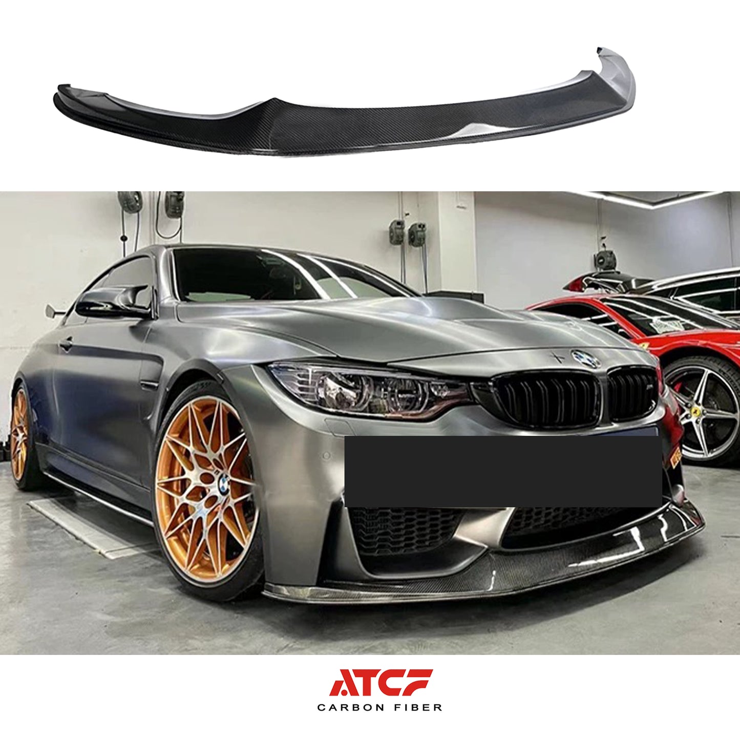 BMW F80 F82 F83 Carbon Fiber OMS front lip