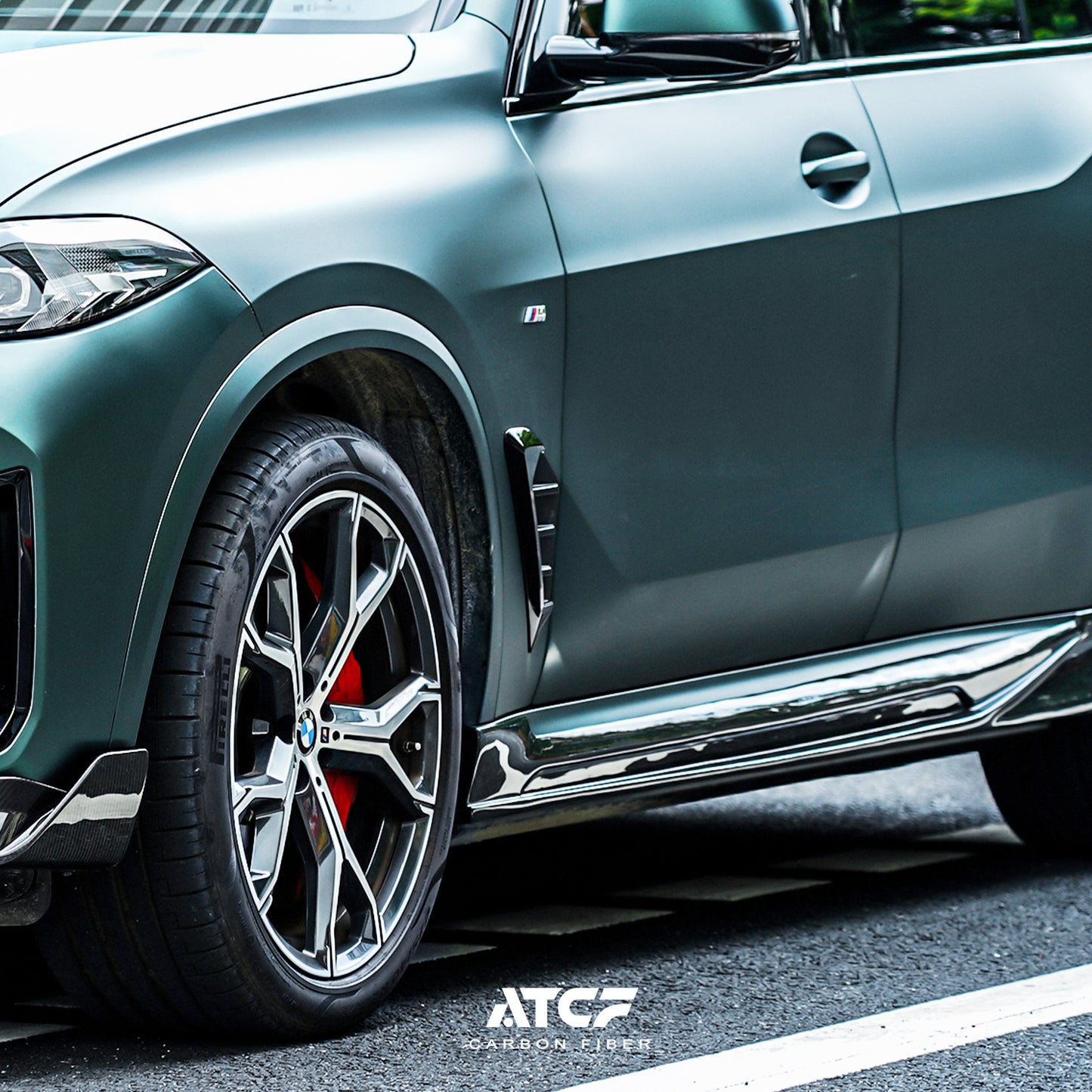Spoiler/alettone superiore in fibra di carbonio per BMW X5 G05 LCI