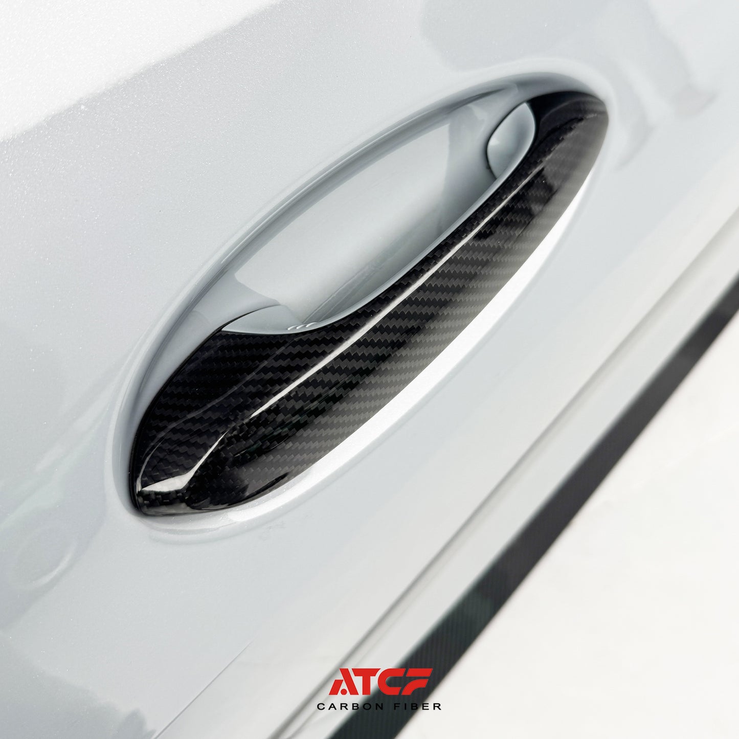 Copertura della maniglia della portiera in fibra di carbonio della BMW G82 M4