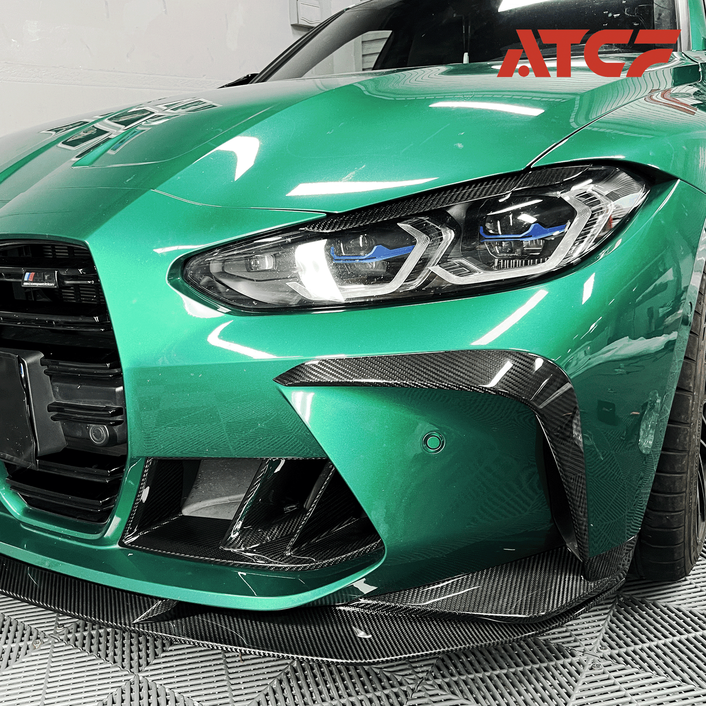 Profili paraurti anteriore in fibra di carbonio per BMW G80/G81/G82/G83