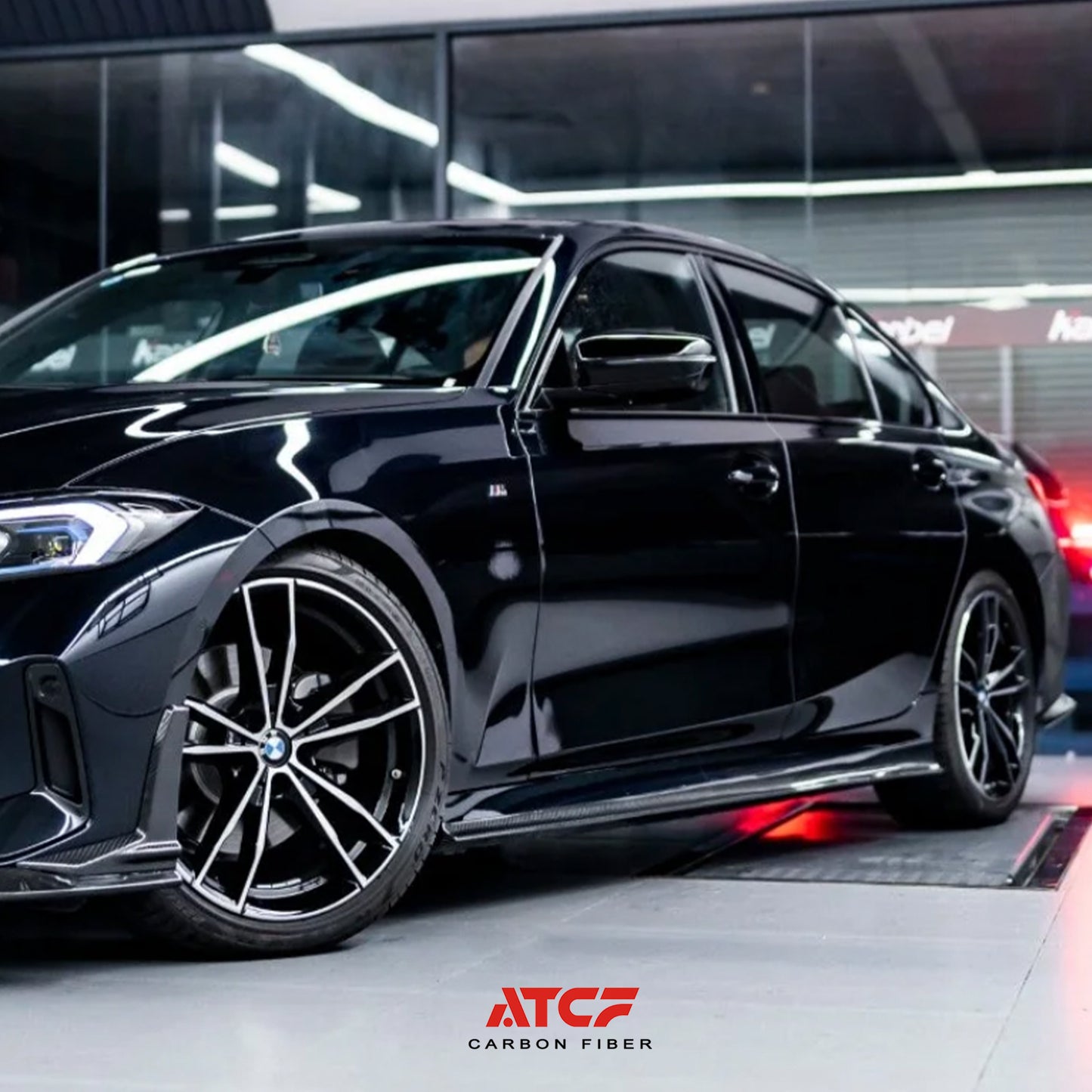 Minigonne laterali in fibra di carbonio per BMW G20 330i LCI