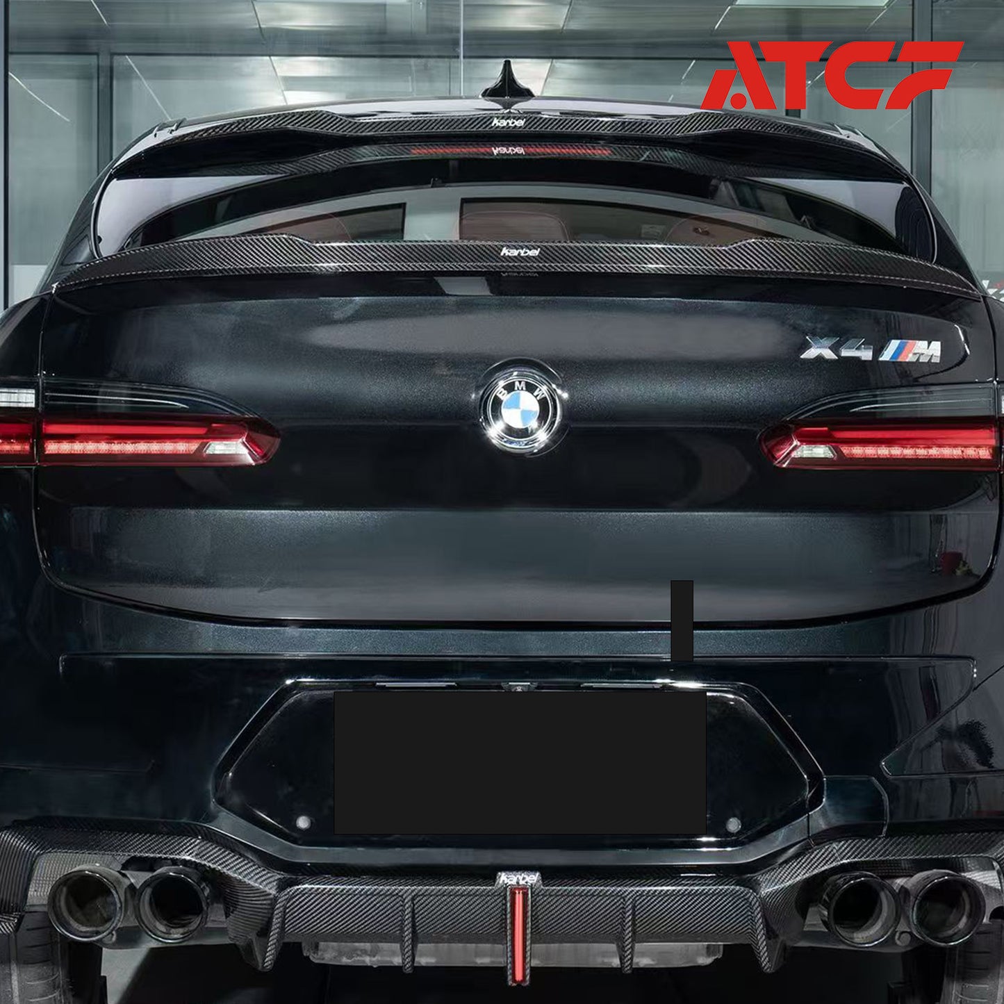 BMW F98 X4M LCI Carbon Fiber Spoiler