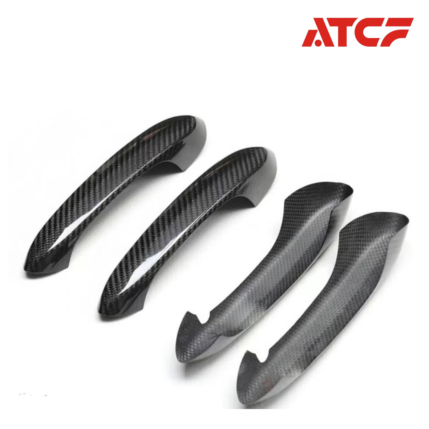 Copertura della maniglia della portiera in fibra di carbonio per BMW F90/G30