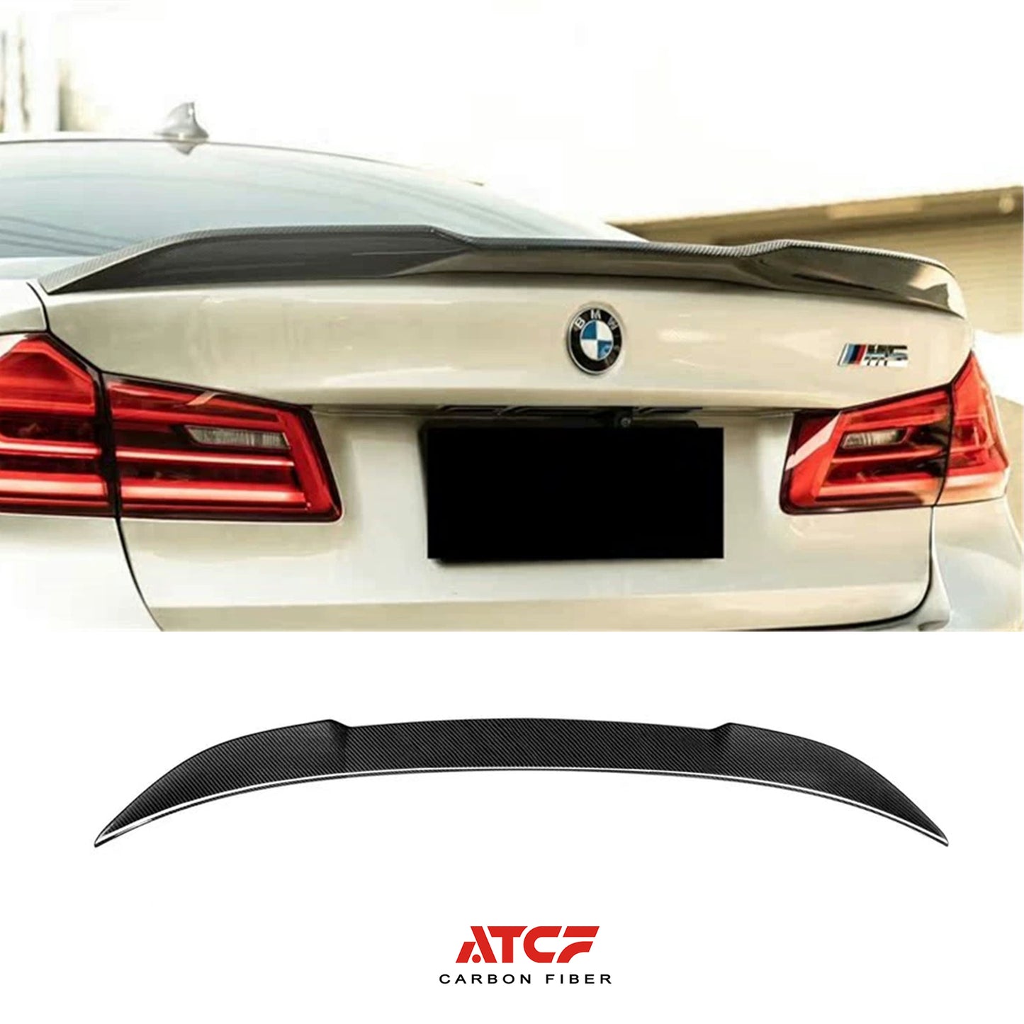 Spoiler in fibra di carbonio per BMW F90 M5 / G30 G38 / nuova serie 5