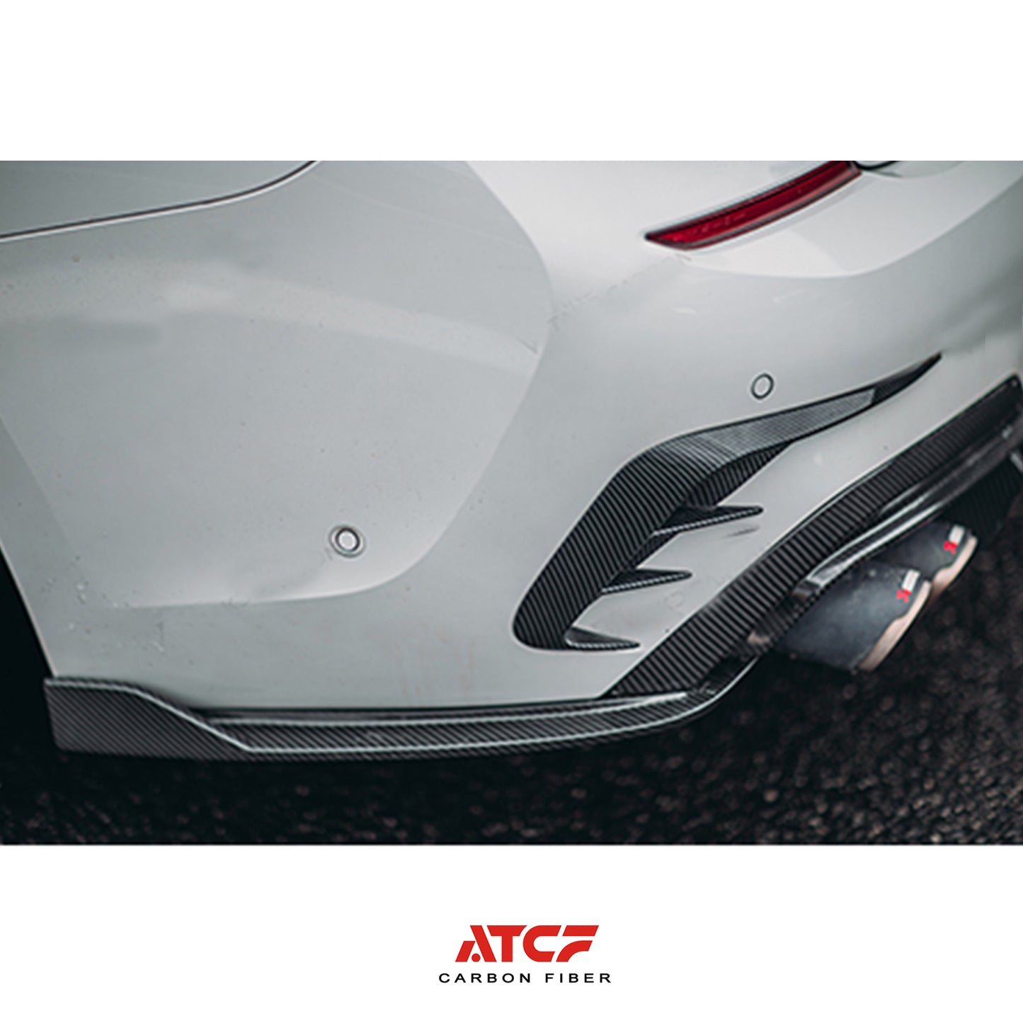 Diffusore e splitter posteriori in fibra di carbonio per BMW G20 Pre LCI Serie 3 330i M340i