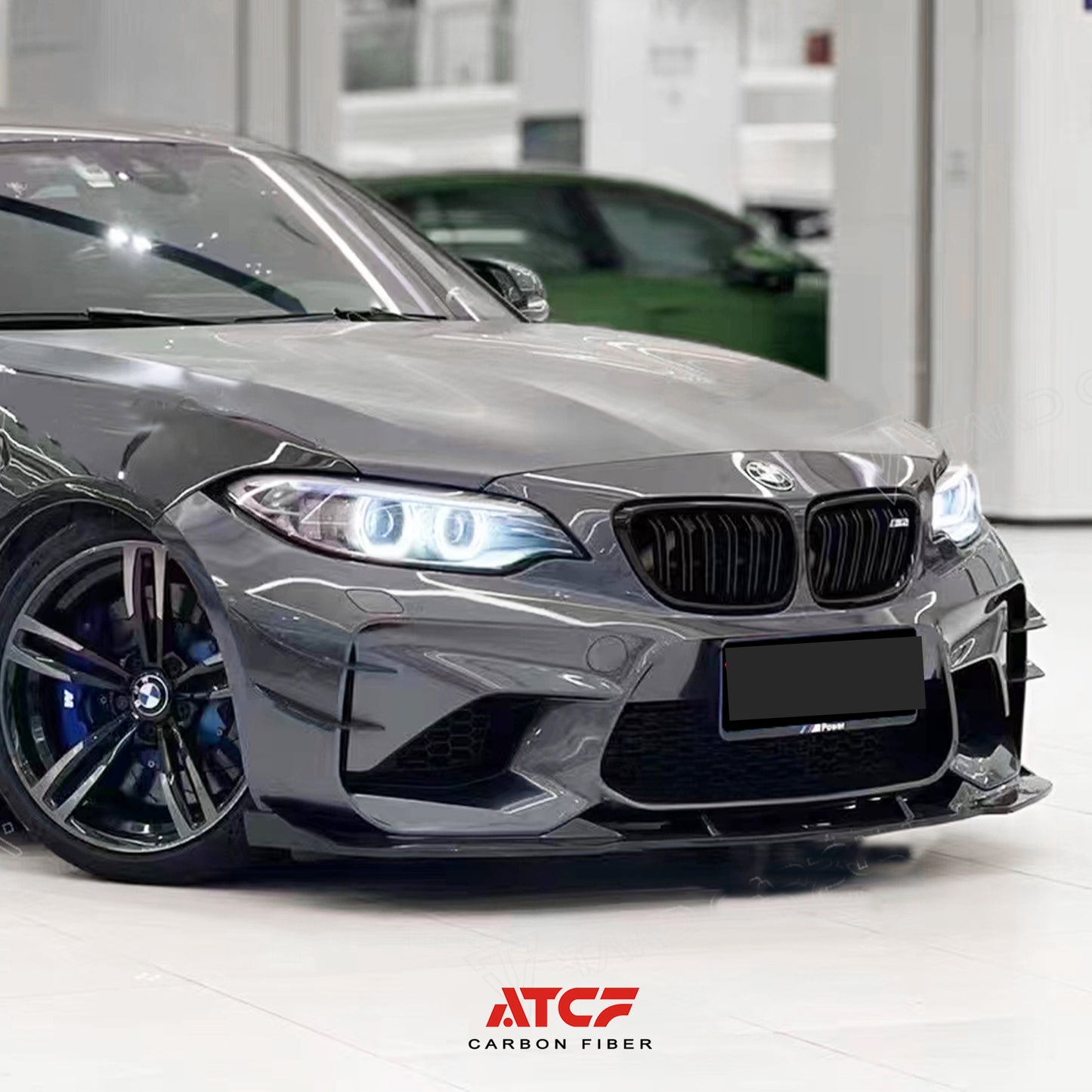 Labbro anteriore in fibra di carbonio BMW F87