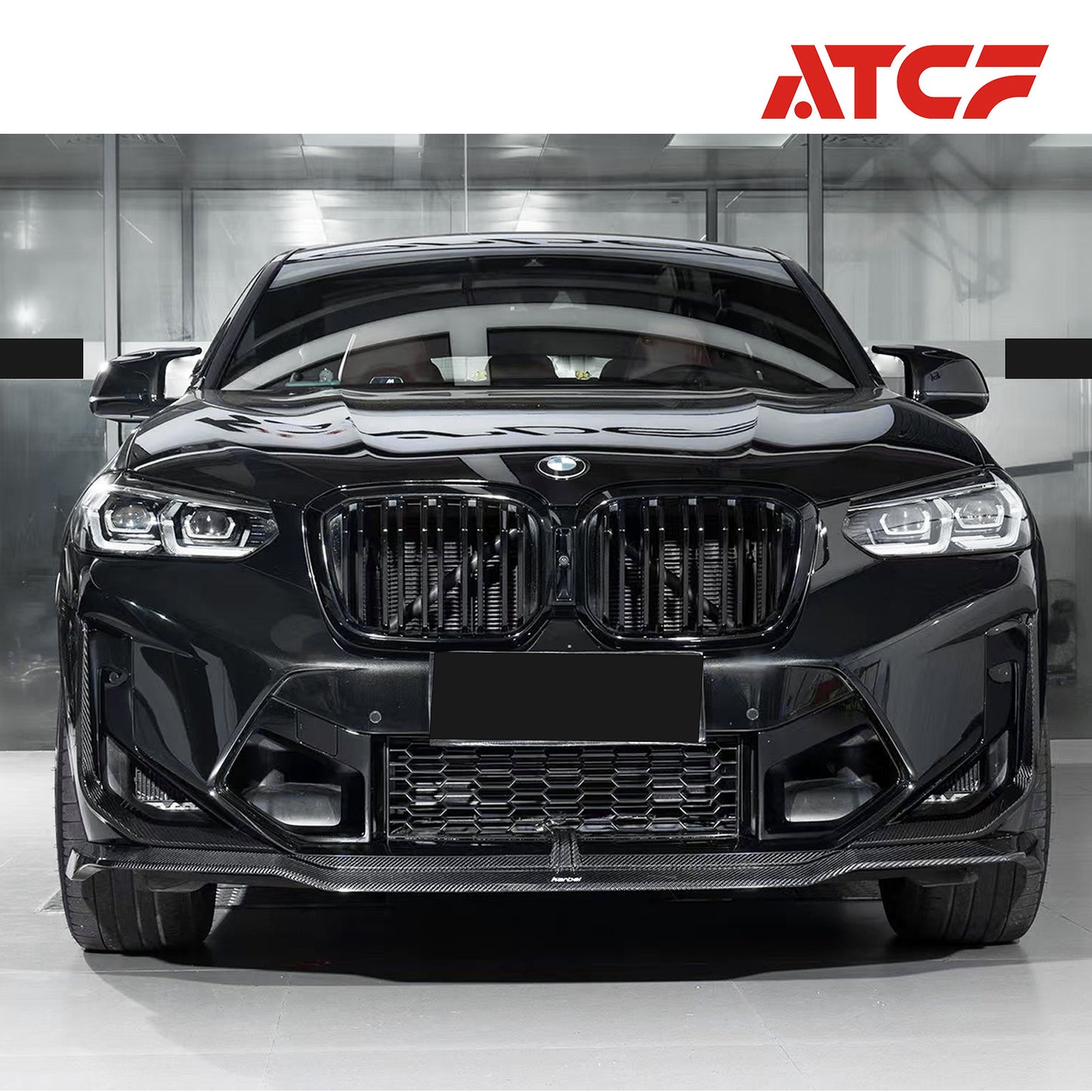 Angoli dei flap anteriori in fibra di carbonio per BMW F98 X4M LCI