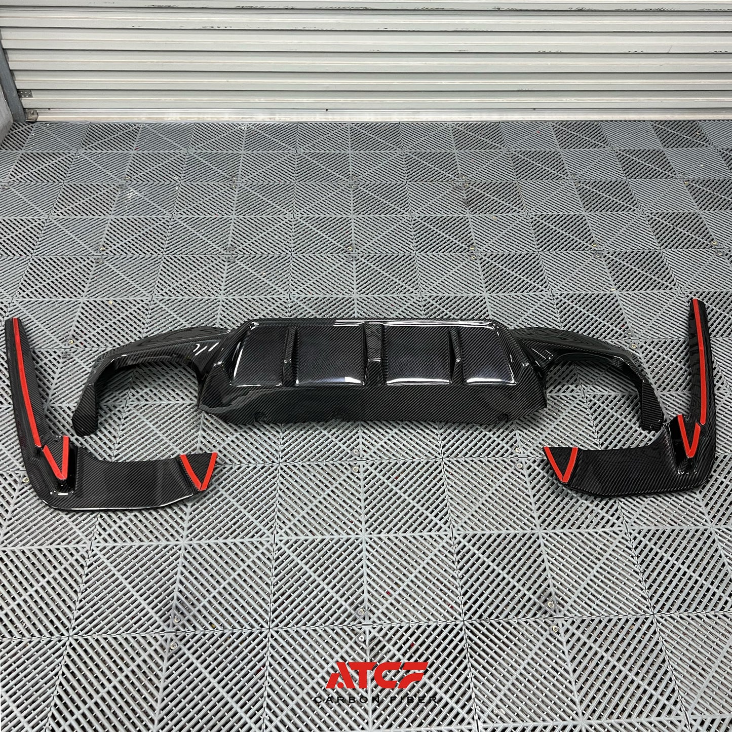 Diffusore 3D in fibra di carbonio per BMW F90 M5