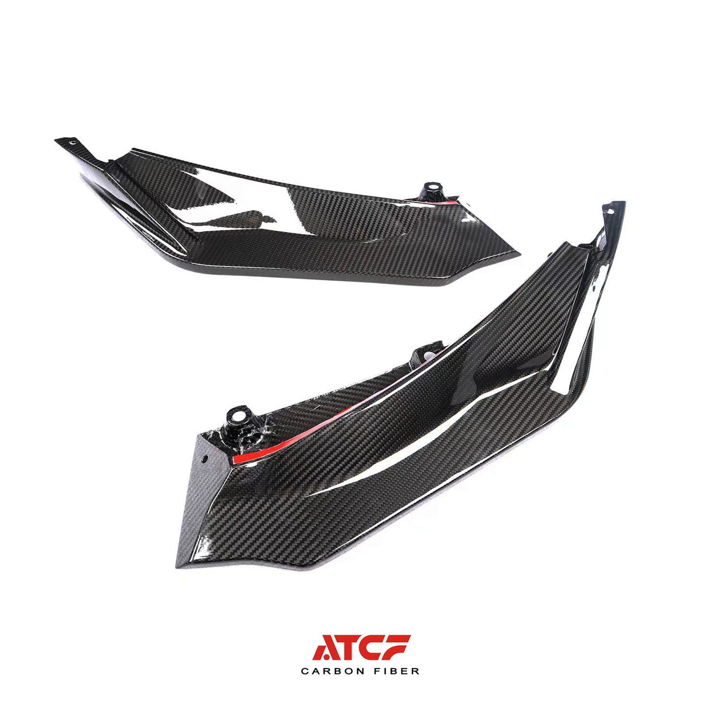Spoiler anteriore in fibra di carbonio stile V per BMW G80/G81/G82/G83