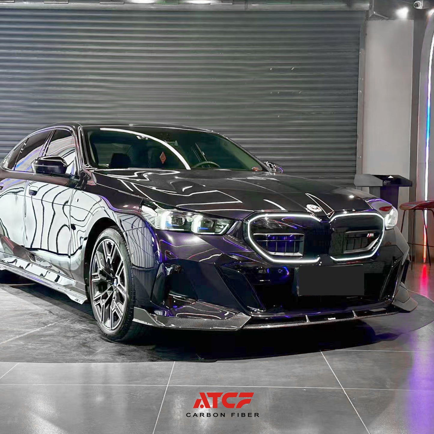 Spoiler anteriore in fibra di carbonio MT per BMW Serie 5 G68