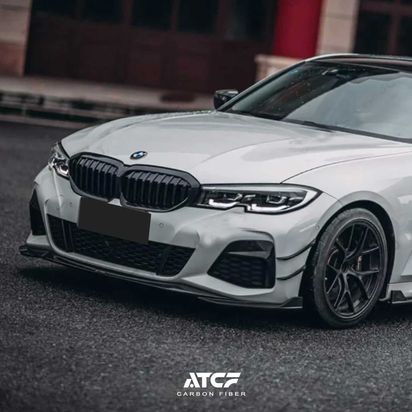 Spoiler anteriore BMW G20 Pre LCI V2 in fibra di carbonio Serie 3 330i M340i