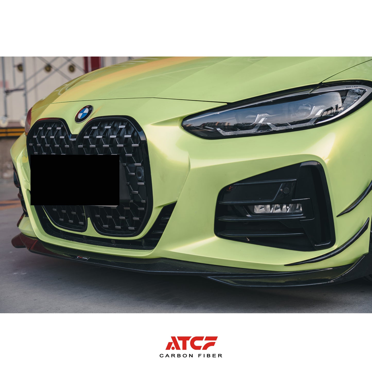 Labbro anteriore in fibra di carbonio per BMW G22 G23